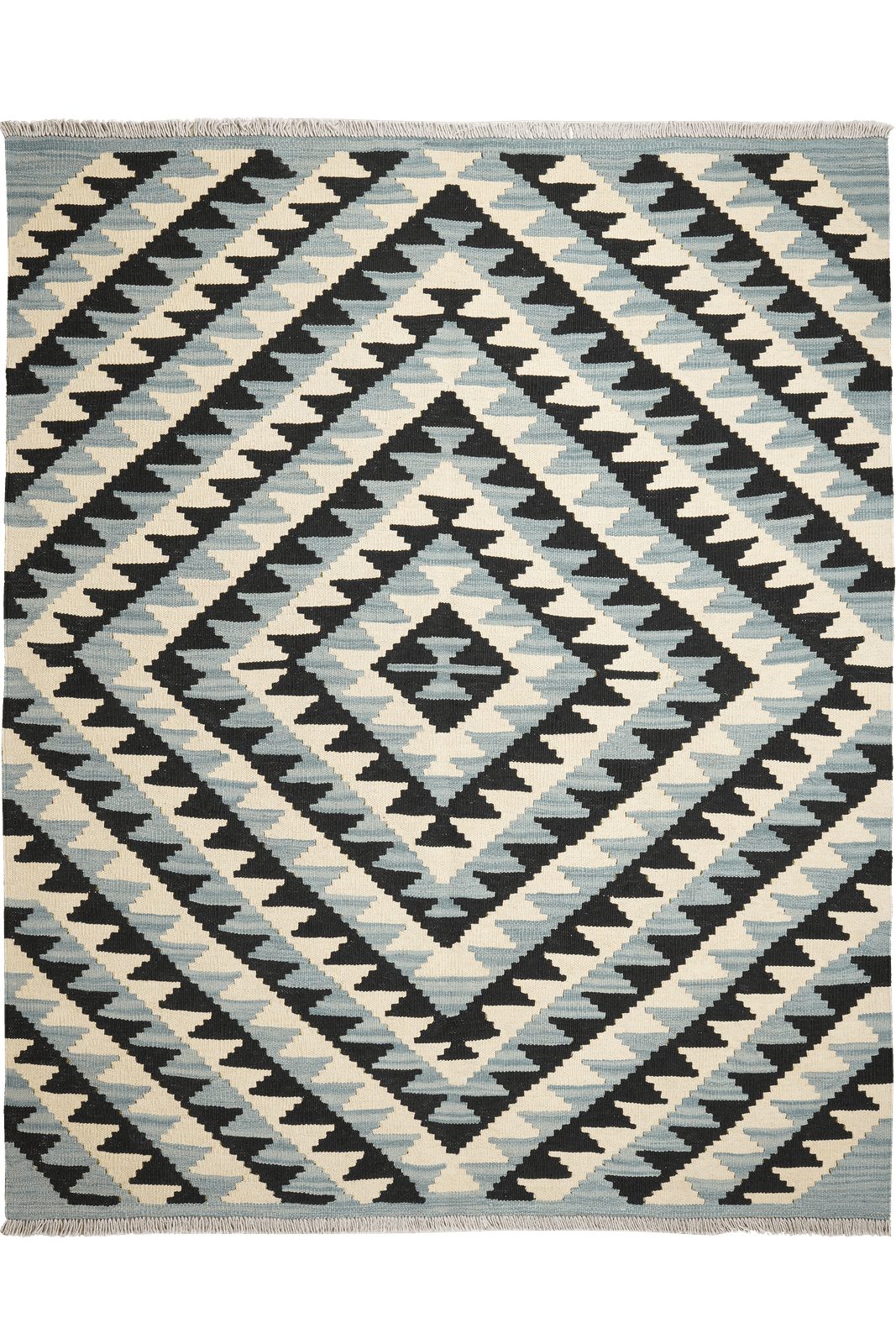 Looma Teppich Kelim Gashgai 198x160cm, rechteckig, Höhe: 5 mm, Gashgai, Schurwolle, Unikat