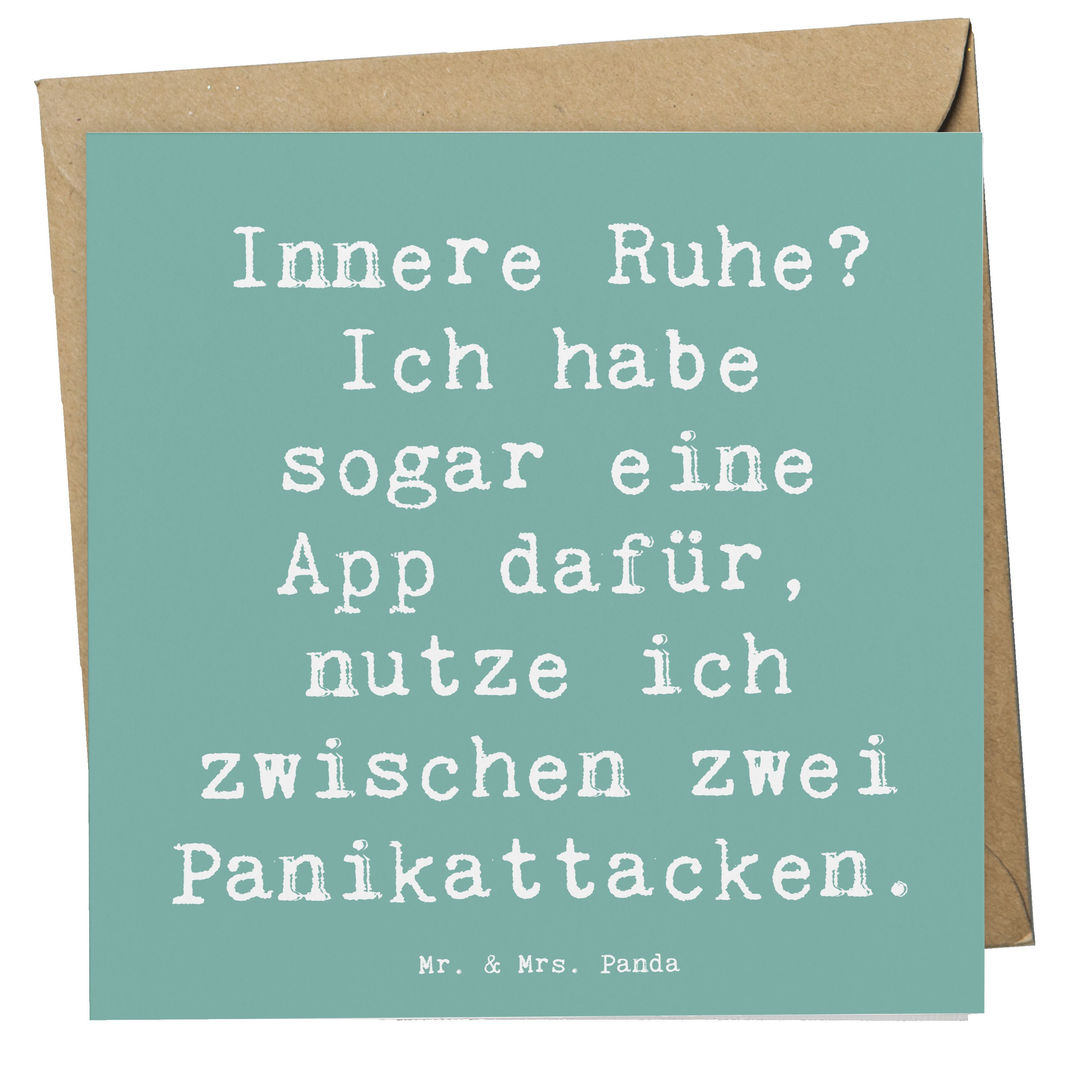 Grußkarte Innere Ruhe - Meeresbrise - Geschenk, stressige Zeiten, Gefühl, Panik