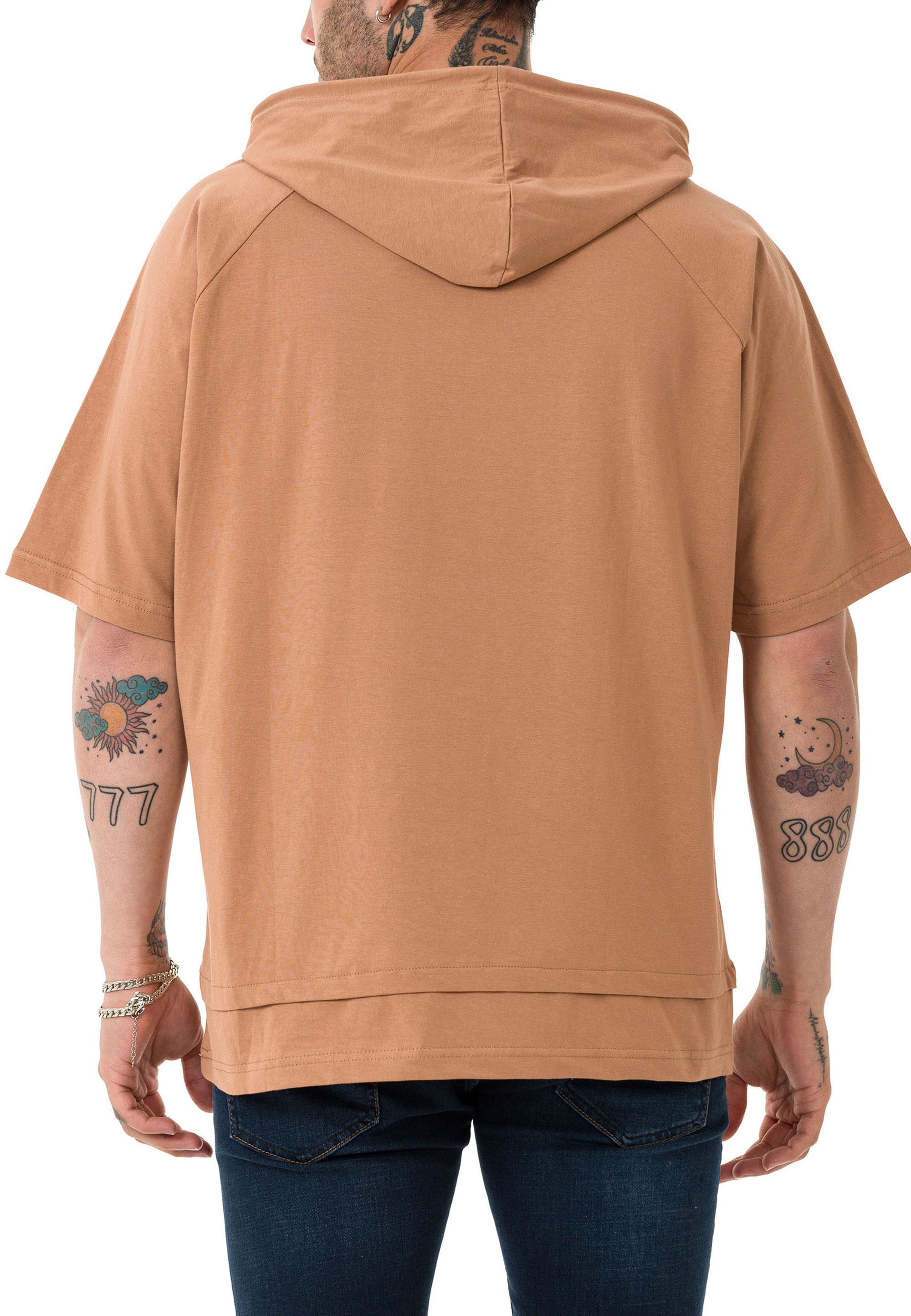 RedBridge T-Shirt mit Kapuze - Lässiges Oversized-Hoodie-Shirt