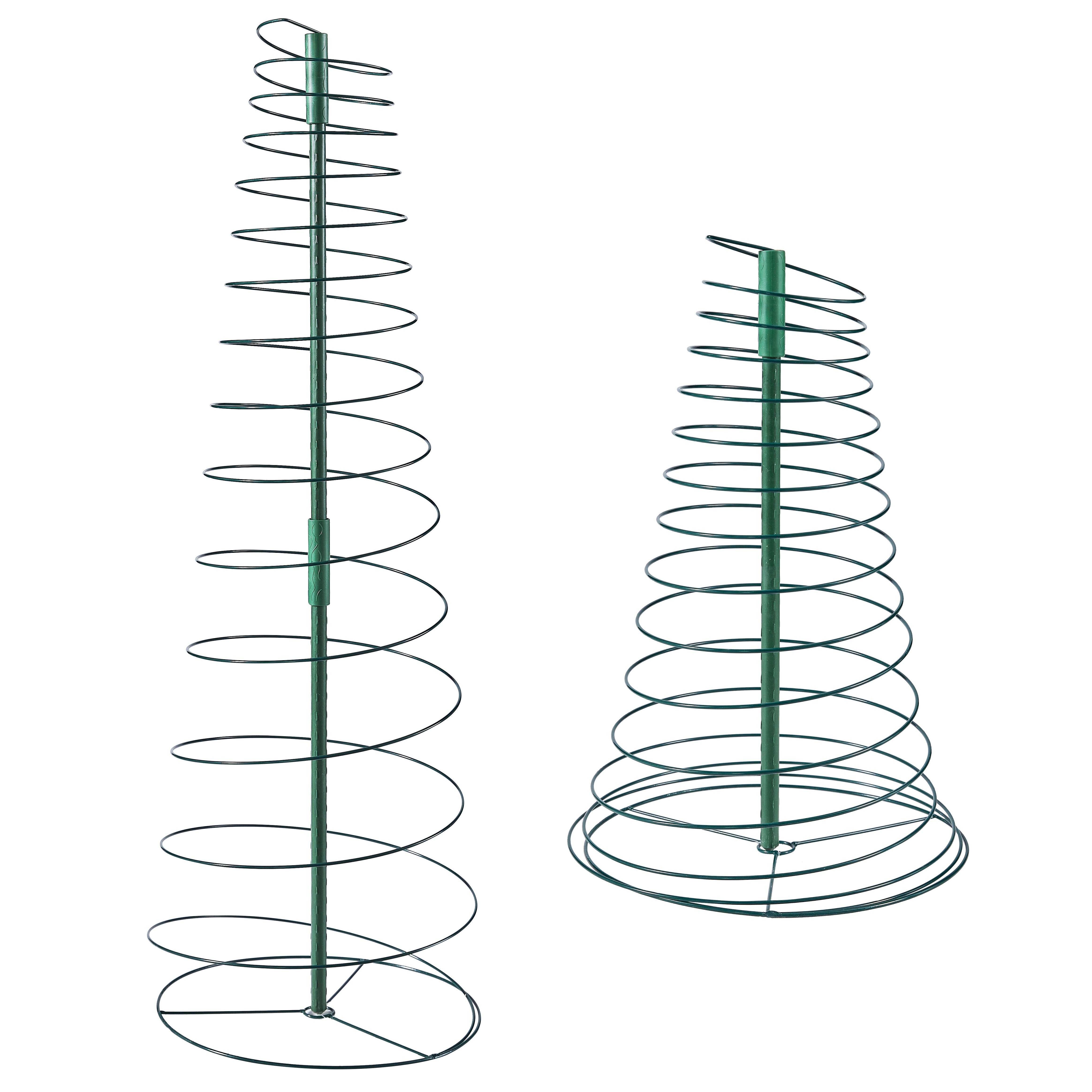 Rankgitter Rankhilfe Rankspirale Ranksäule 2er Set Tomatensäule Kletterhilfe Sp