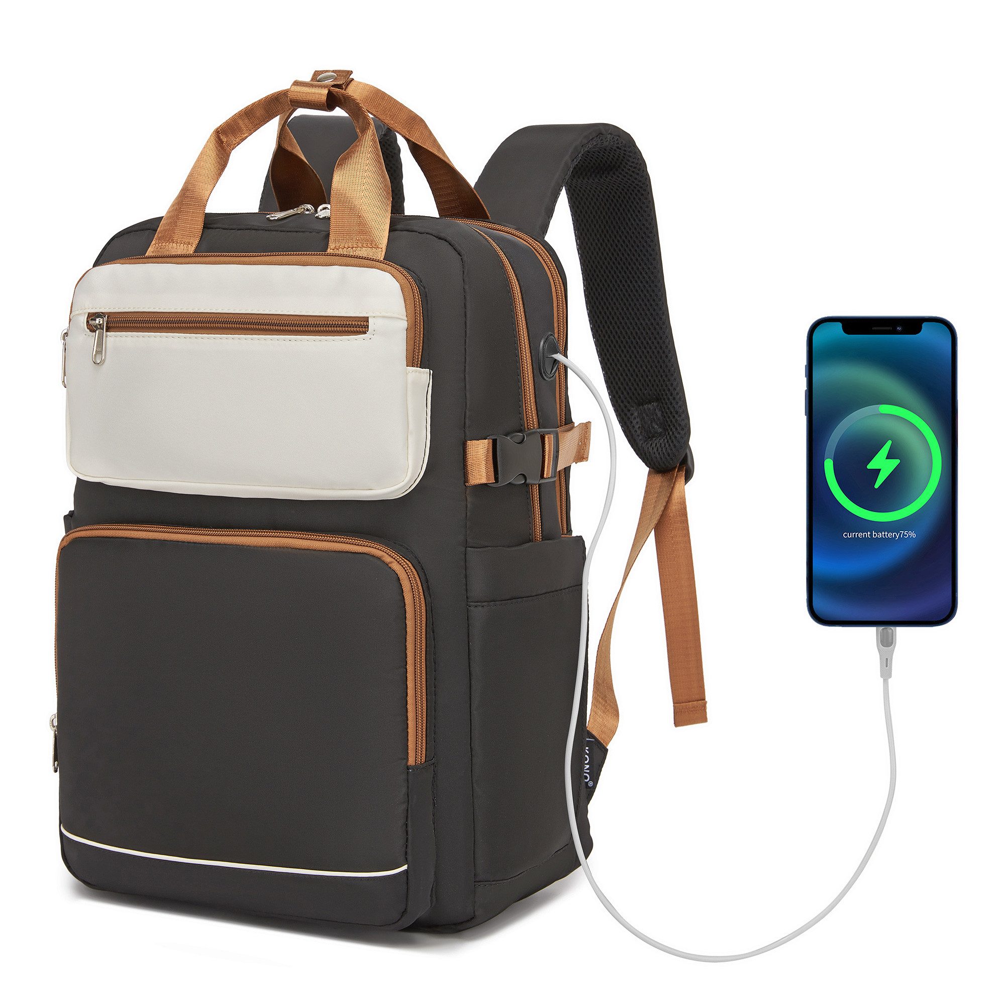 KONO Rucksack Ryanair Handgepäck 40x30x20 cm–20L Reiserucksack mit Laptopfach