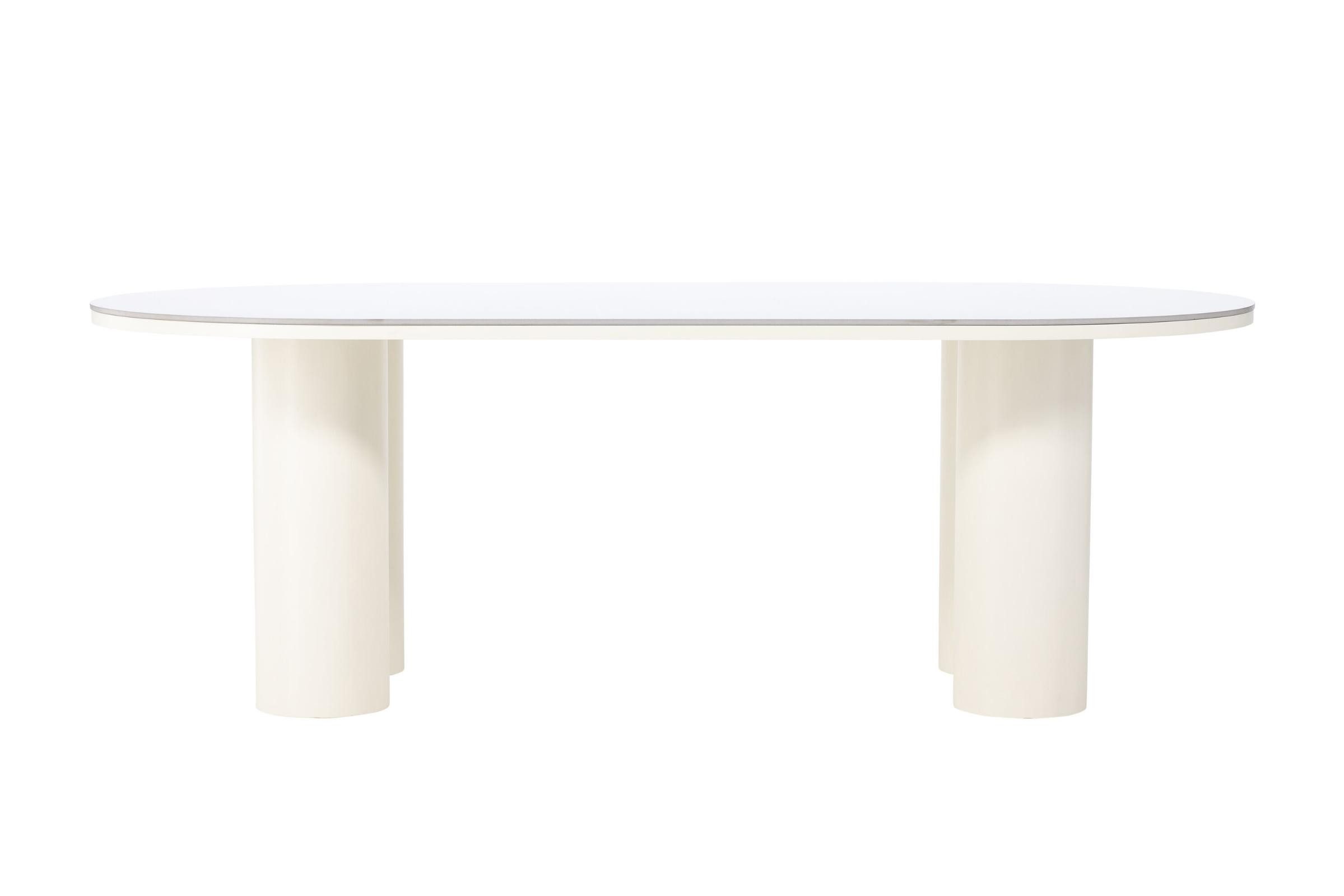 Venture Home Esstisch Havstenssund Esstisch 110x220 cm weiß. (1-St)