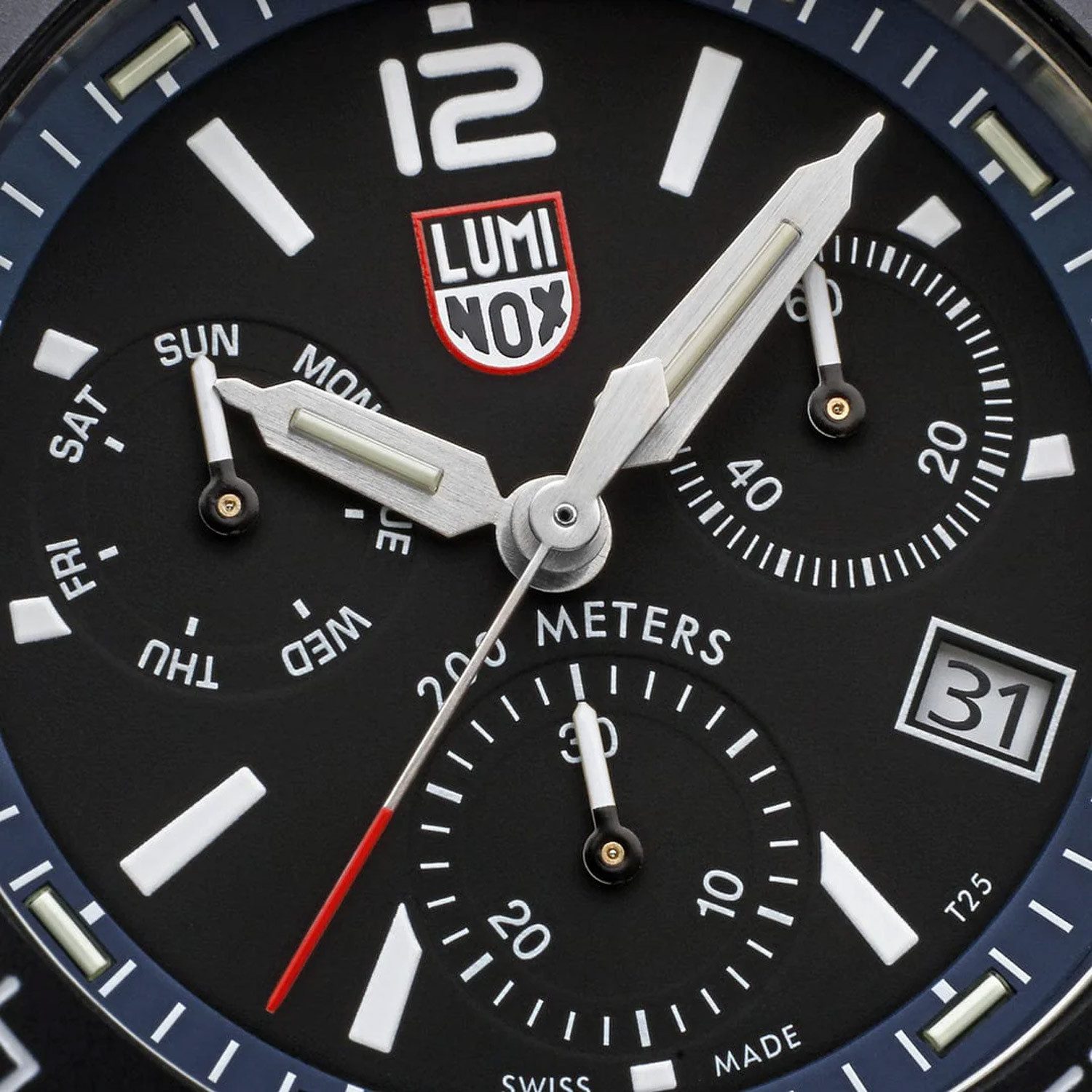 Luminox Taucheruhr Chrono Pacific Diver Stahl/Schwarz