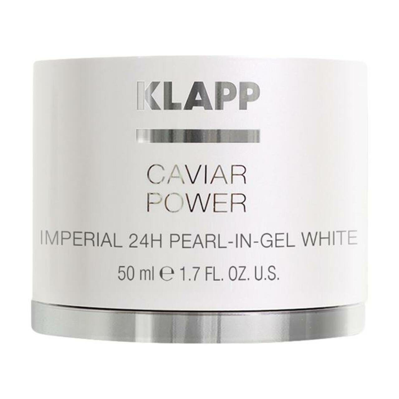 Klapp Cosmetics Tagescreme Caviar Power Imperial 24H Pearl-in-Gel White, Harmonisiert und perfektioniert das Hautbild für e