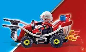 Playmobil® Konstruktions-Spielset »Feuerwehrkart (70554), Stuntshow«, (47 St)