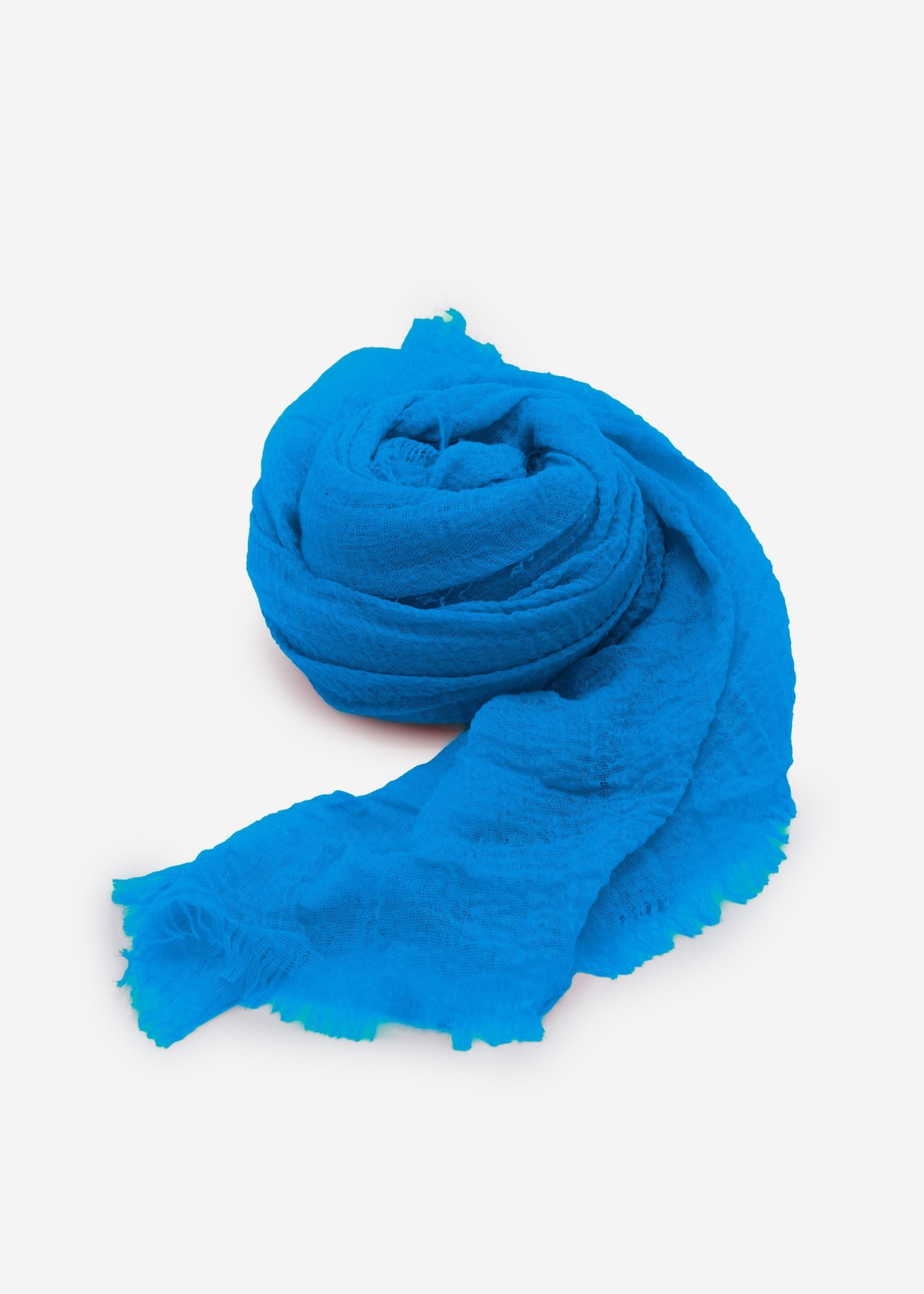SASSYCLASSY Schal Musselin Schal für Damen, Weicher Schal aus Viskose mit ausgefransten Enden