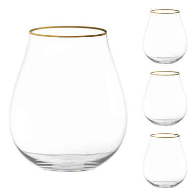RIEDEL THE WINE GLASS COMPANY Glas Gin Set Limitierte Edition mit Goldrand, Kristallglas