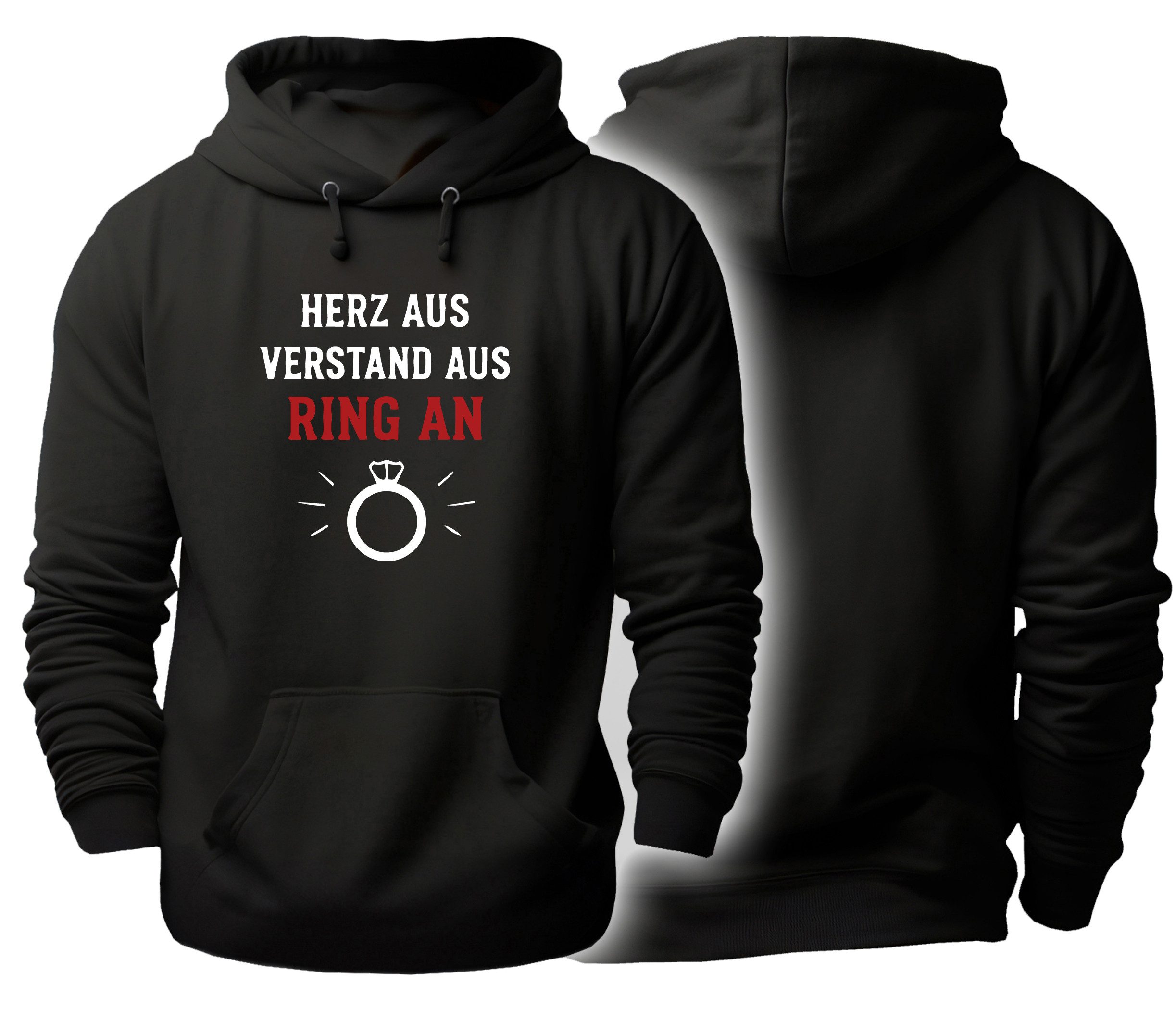 MyDesign24 Hoodie Junggesellenabschied Sweatshirt - JGA Hoodie Schwarzer Herren und Damen Pullover Gr.XS i973