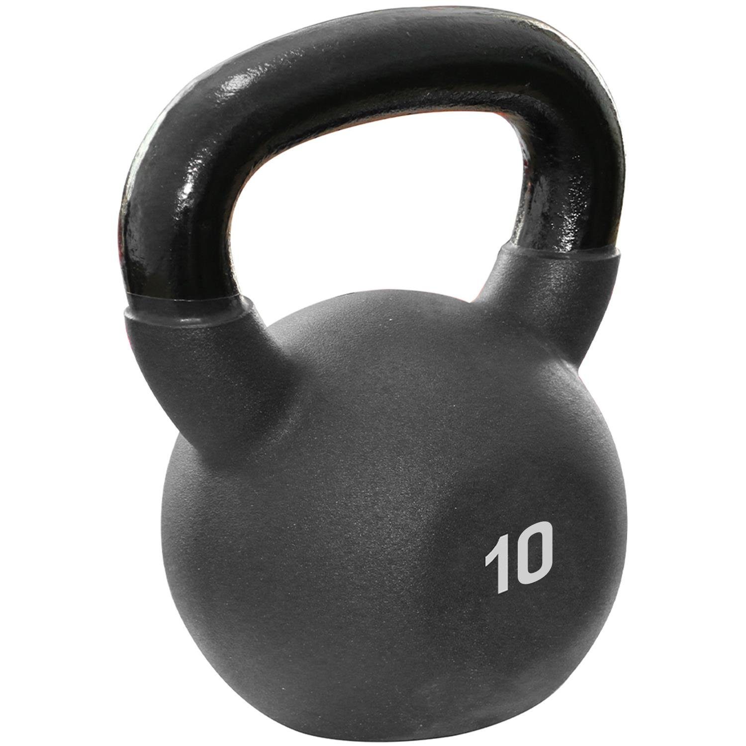 Sporttrend 24 Kettlebell 10kg, Fitnesskugel Kugelhantel Hantel Hantel, Schwunghantel Hanteln Fitnesshantel Kettlebell