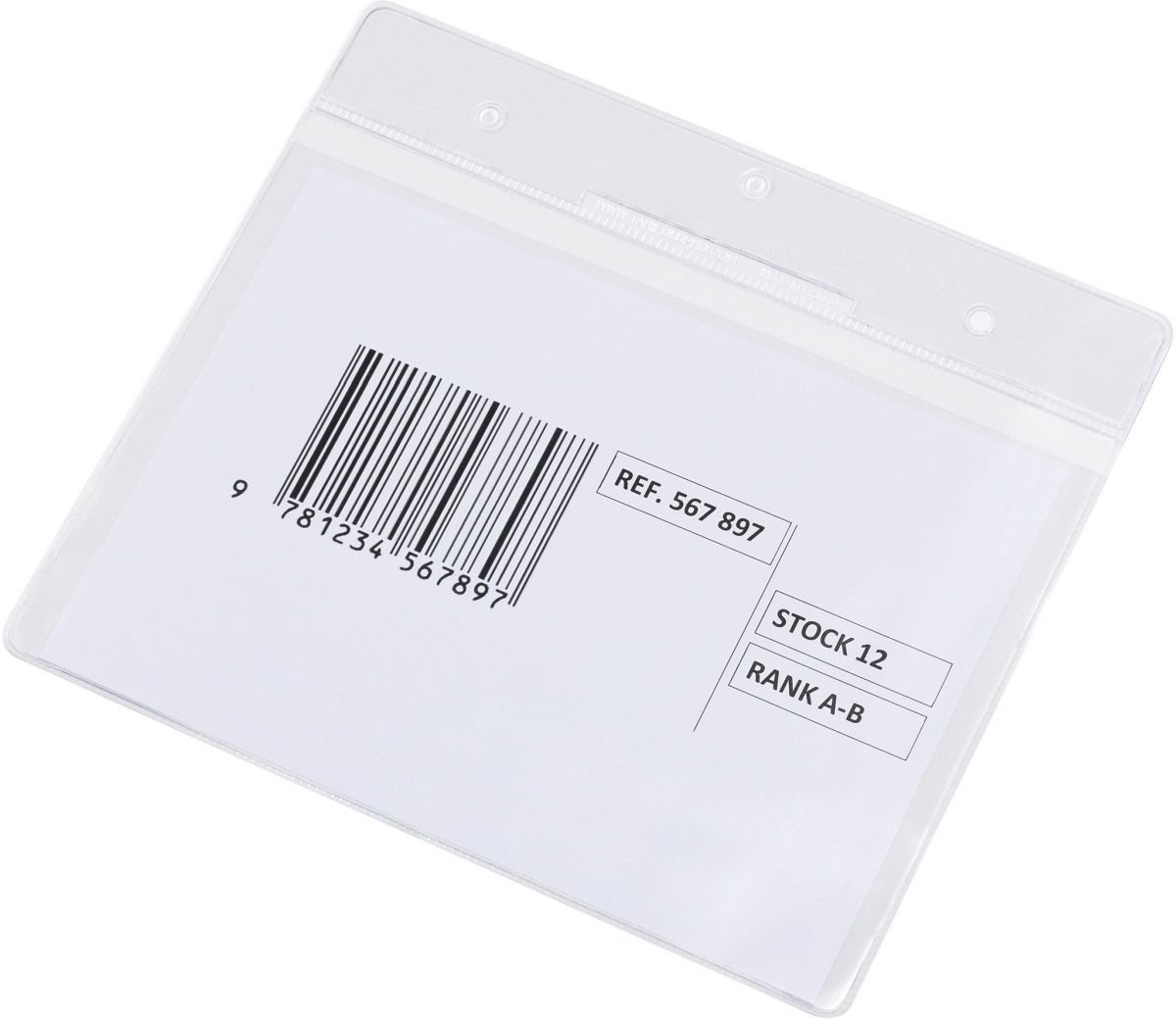 Fächermappe Kennzeichnungshülle A5 quer VE=10 Stück transparent