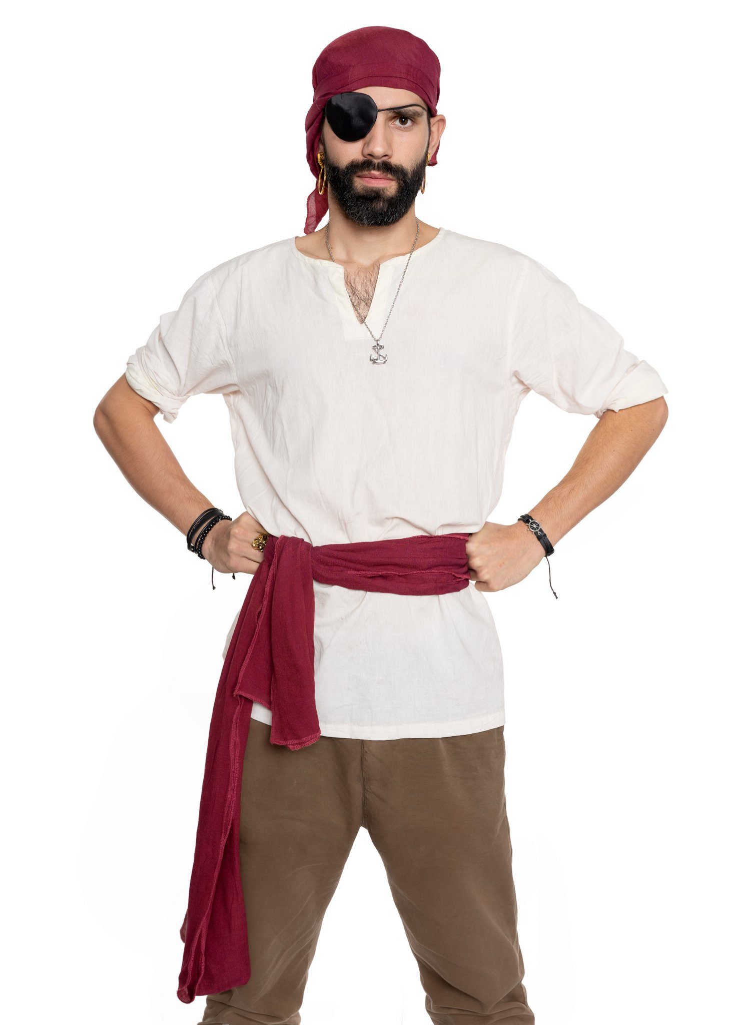 Metamorph Piraten-Kostüm Pirat Kostümset - Karneval Faschingskostüm Herren, günstig online kaufen