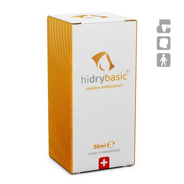 hidry Deo-Creme hidry®basic Antitranspirant 50 ml, flüssig, schweißhemmend, geruchsreduzierend