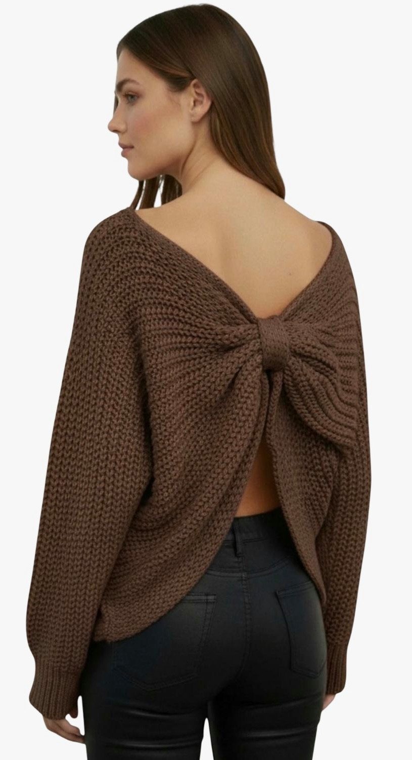 Worldclassca Cardigan WORLDCLASSCA Damen Cardigan Strickjacke mit Schleife 2 Styles in 1 Neue Kollektion - Stilvolle und gemütliche Strickmode für Damen