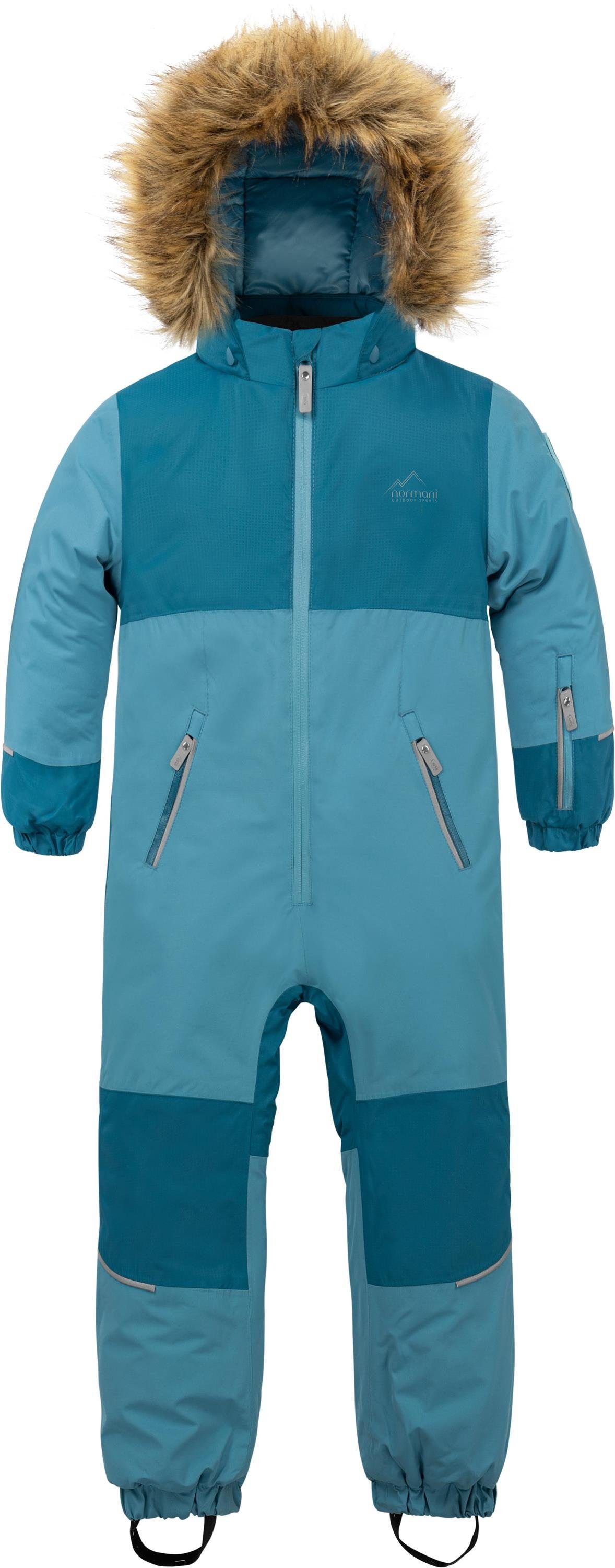 normani Schneeoverall Kinder Winter Overall Kular Kinder Winteranzug - Wasserdichter gefütterter Regenoverall