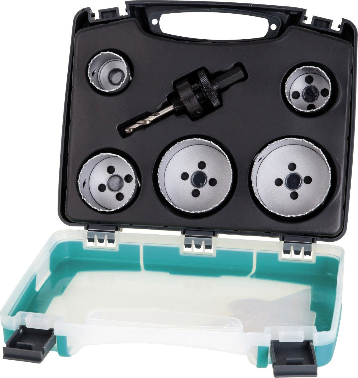 Wolfcraft Lochsäge Wolfcraft Lochsägen-Set 6-teilig Elektrizität und