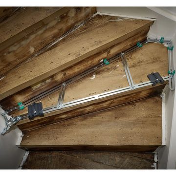 Wolfcraft Zollstock Winkelschablone für Treppensanierungen