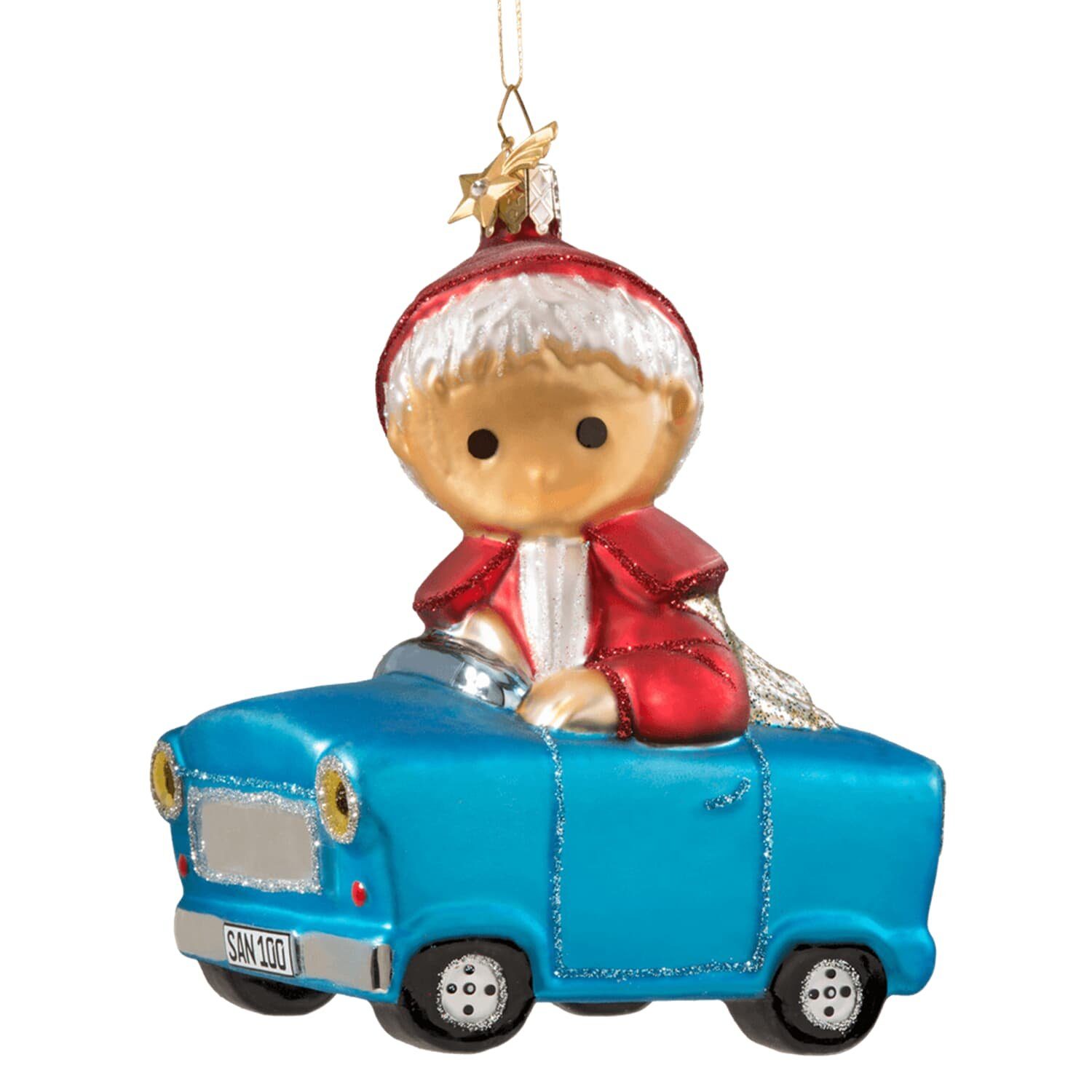 Käthe Wohlfahrt Christbaumschmuck Unser Sandmännchen im Auto