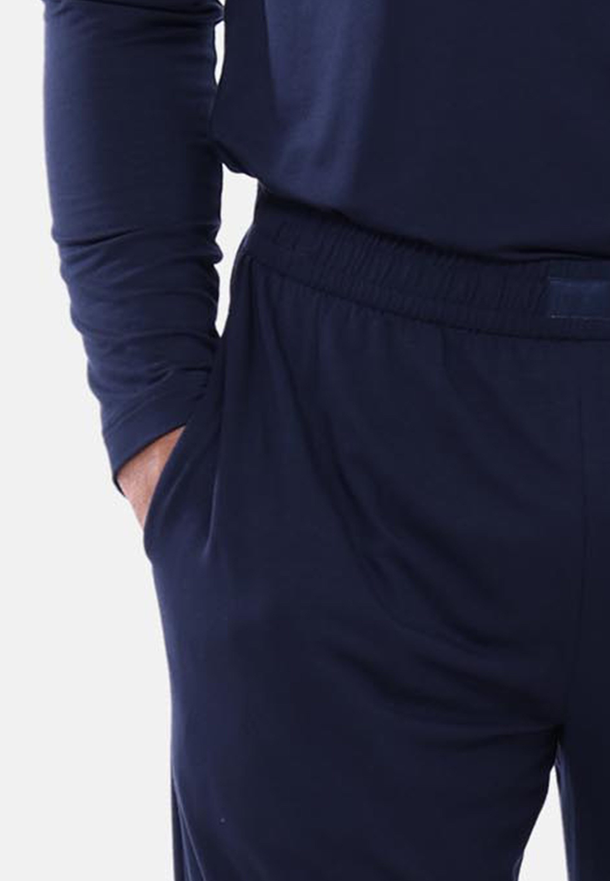 Mey Pyjama Jefferson (Set, 2 tlg) Schlafanzug - Blickdicht - Set aus Langarm-Shirt und langer Hose