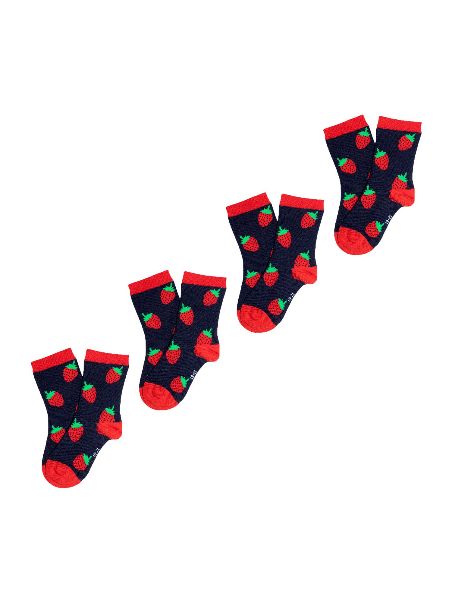 UnaBux Freizeitsocken Prints (4-Paar) Motive Bunt Baby