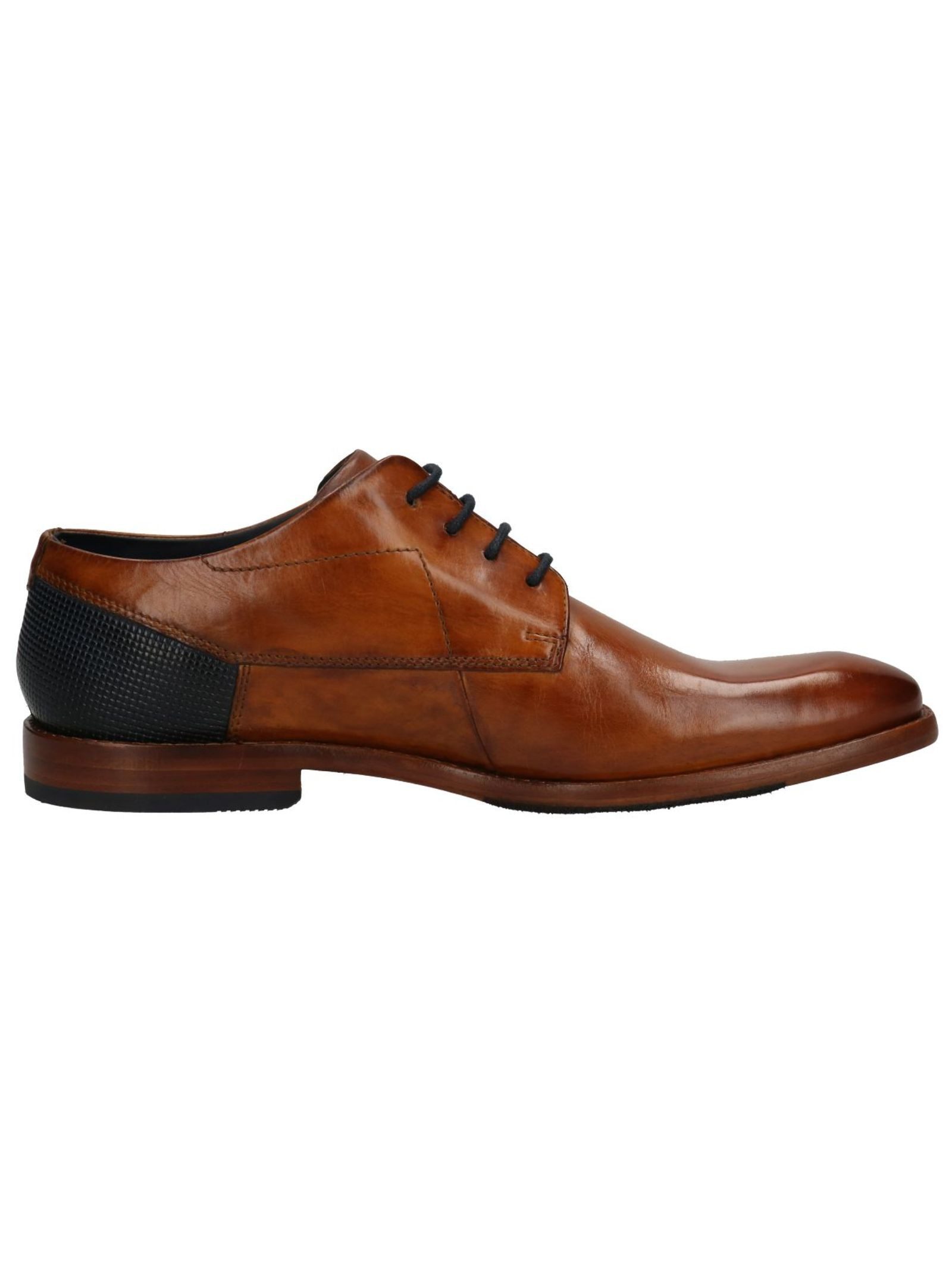 bugatti Halbschuhe Nappaleder . Schnürschuh