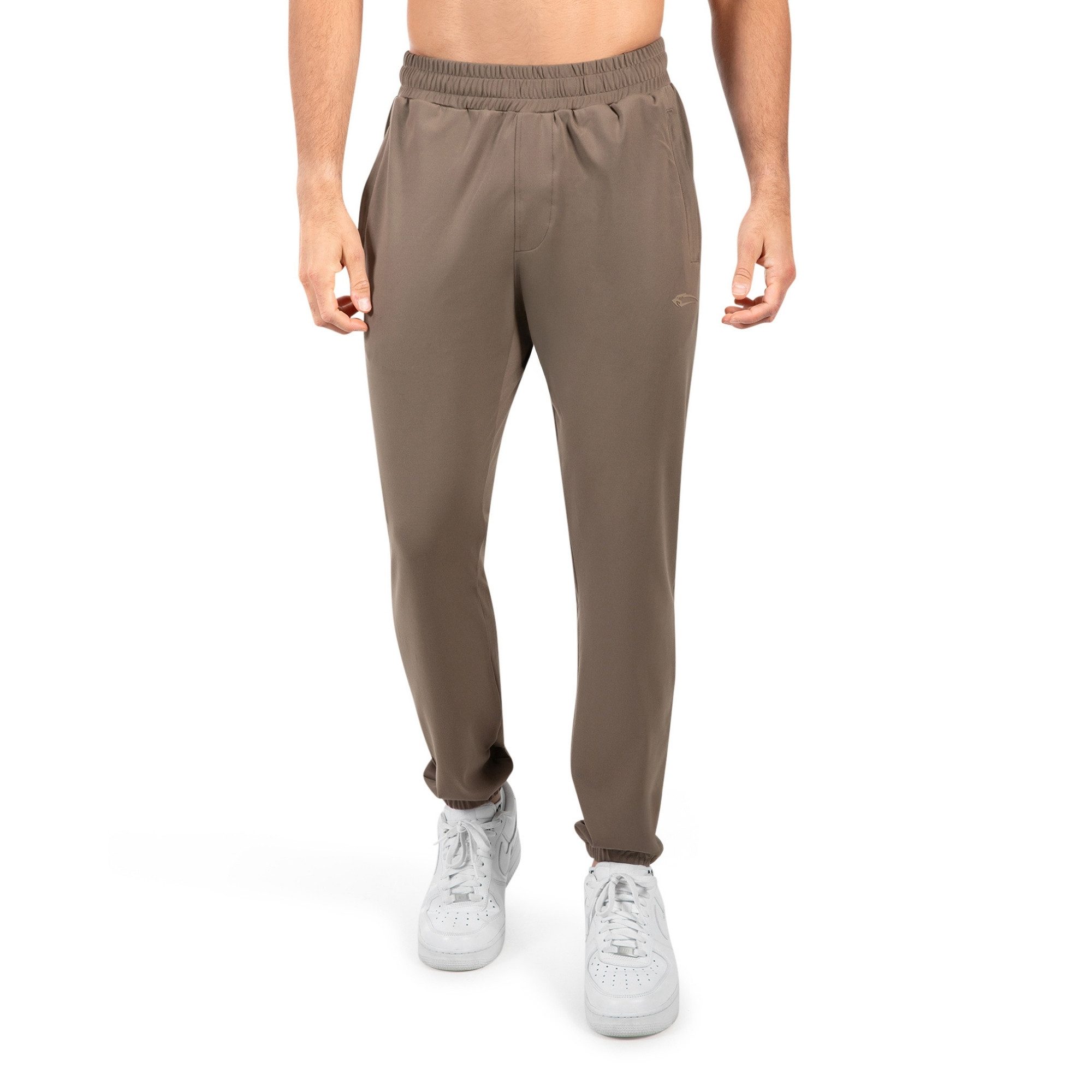Smilodox Jogginghose Delian, Bequeme Sporthose mit 3D Rubber Print, Elastischem Bund Hohe Bewegungsfreiheit Minimalistisches Design, Freizeit Gym Alltag