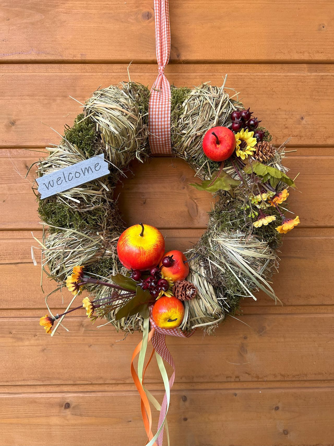 Small-Preis Dekokranz Türkranz Wandkranz rund Natur ø 28 cm - Herbst - Will günstig online kaufen