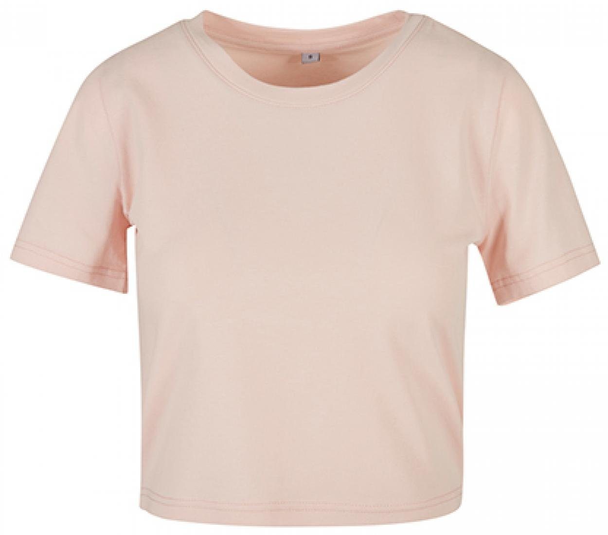 Build Your Brand Rundhalsshirt Damen Cropped günstig online kaufen