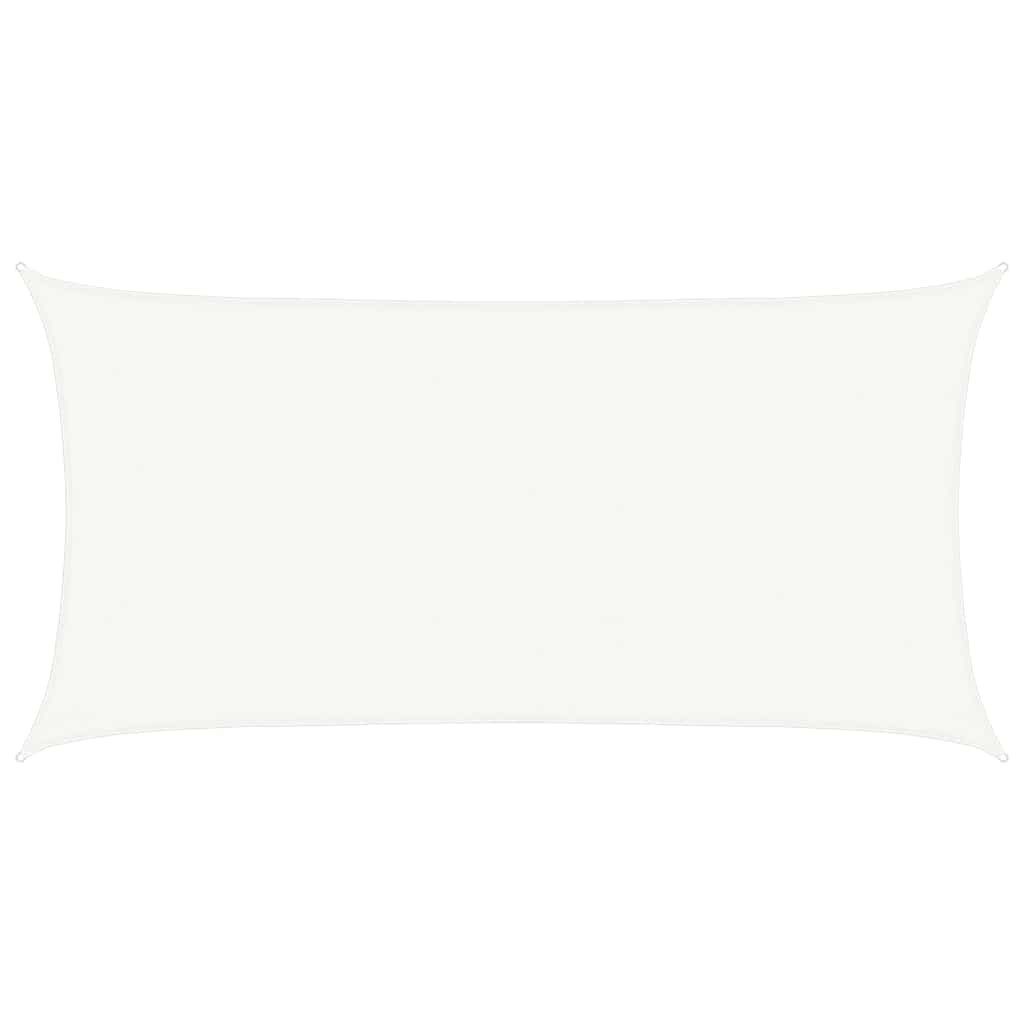 vidaXL Sonnensegel Sonnensegel 160 g/m² Weiß 2,5x4,5 m HDPE, (1-tlg)