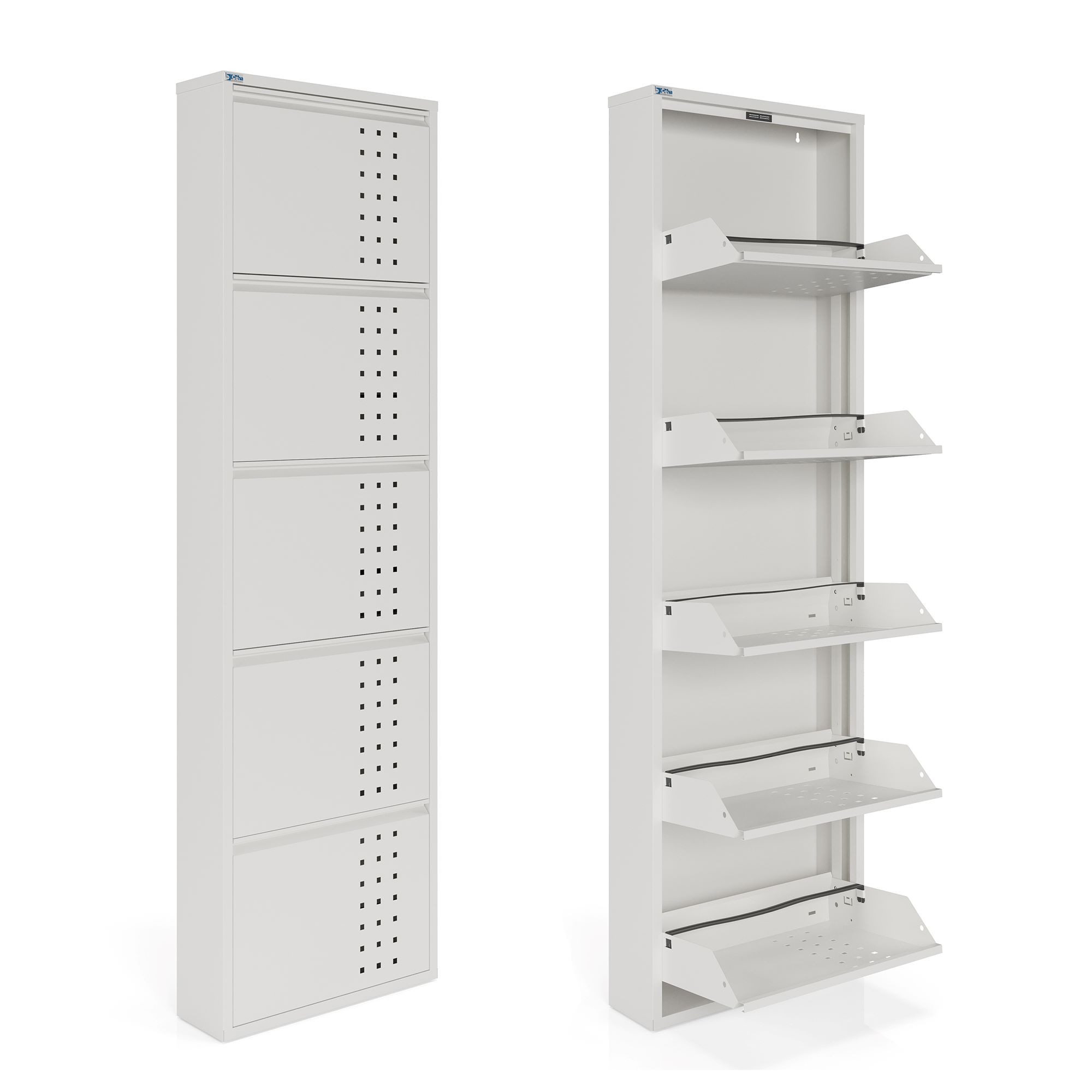 Kaufexpress GmbH Schuhschrank Metall-Schuhregal mit 5 günstig online kaufen