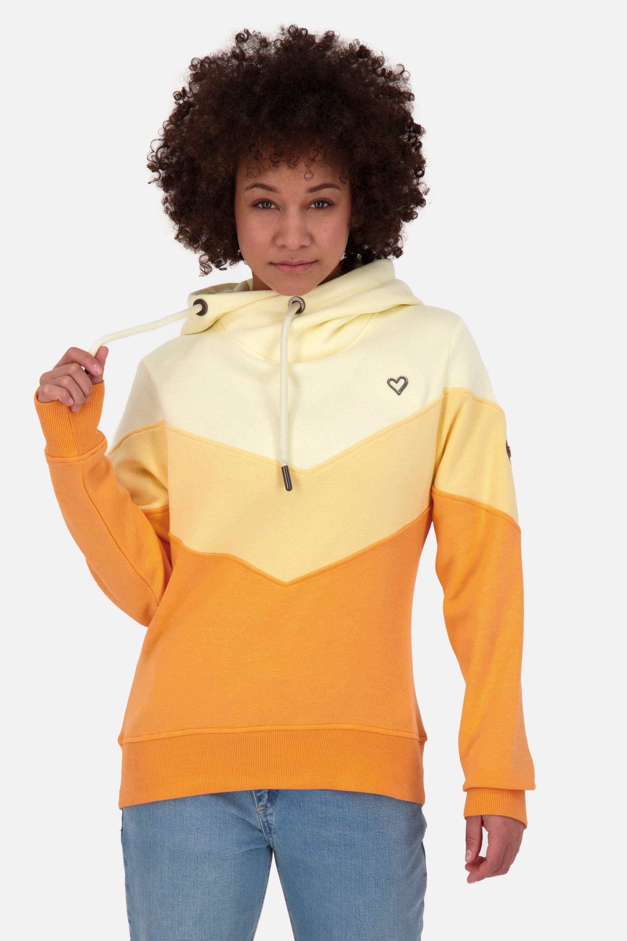 Neue Produktinformationen Alife & Kickin Kapuzensweatshirt StellaAK Kapuzensweatshirt, Sweatshirt Pullover A Damen melange Hoodie tangerine