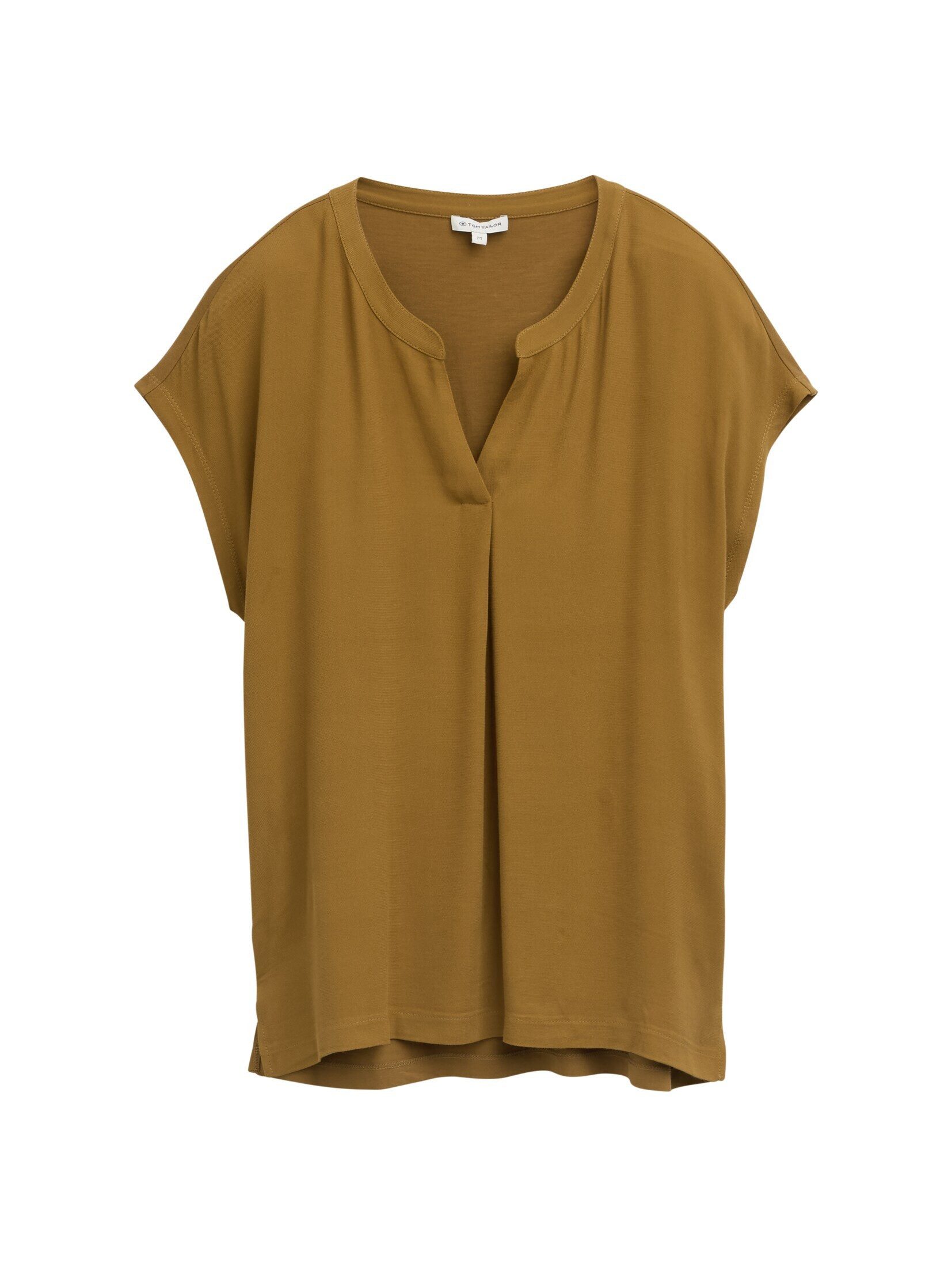 TOM TAILOR T-Shirt Blusenshirt im Material-Mix günstig online kaufen