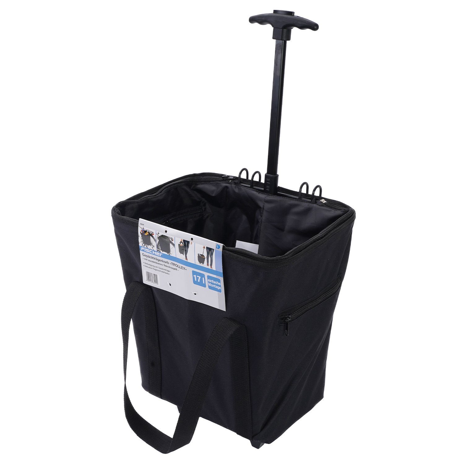 Gepäckträgertasche 2in1 Gepäckträger-Tasche + Trolley 17L