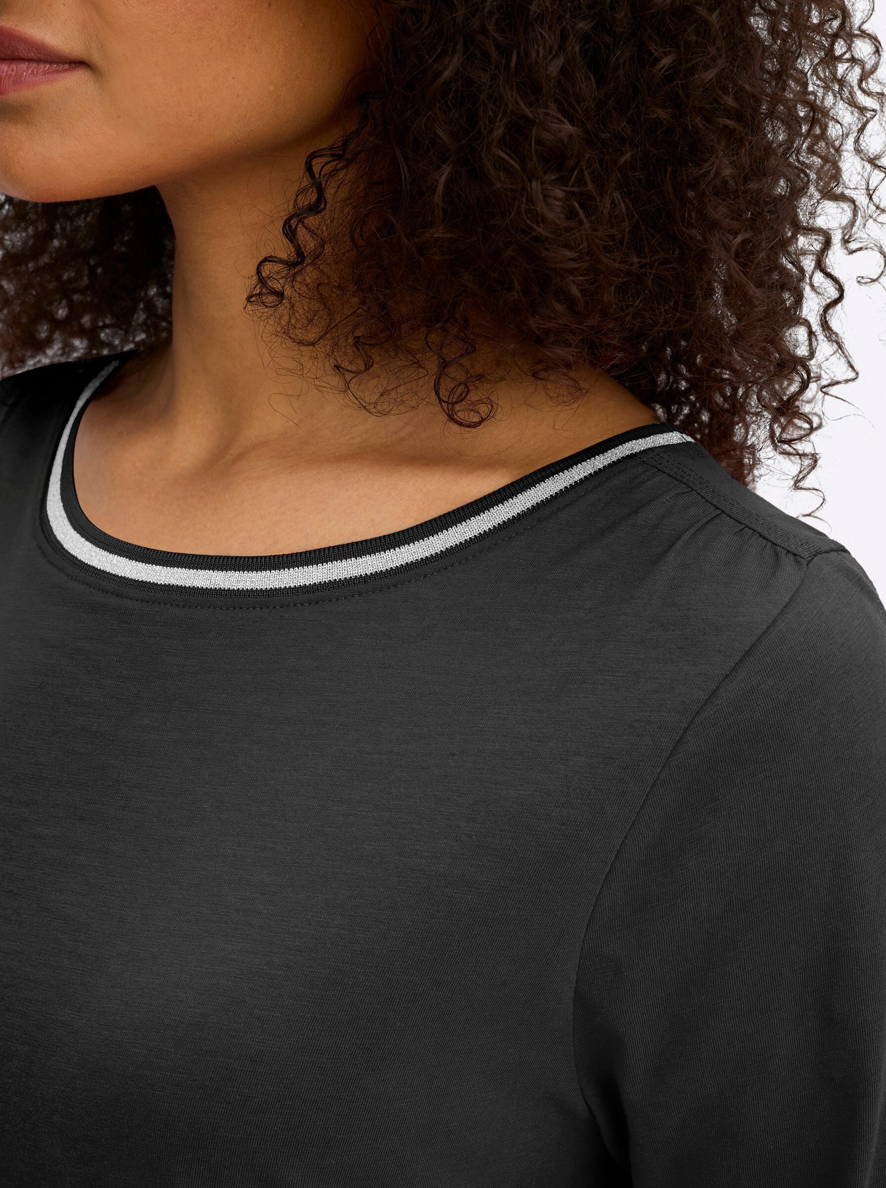 Sheego T-Shirt 3/4-Arm-Shirt 3/4-Arm – Bild 4 von 5