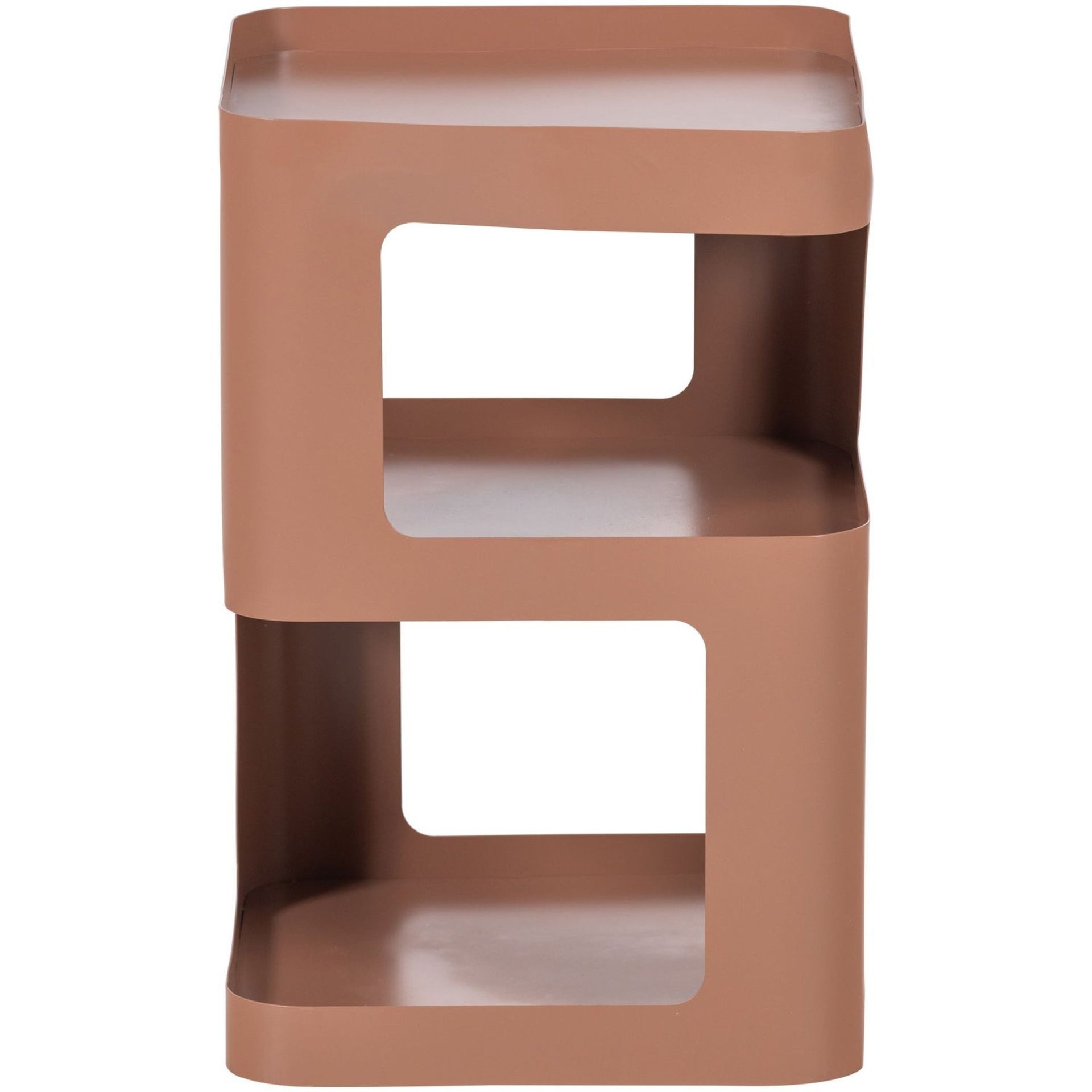WOOOD Beistelltisch Retro Beistelltisch Couchtisch Nachttisch Riv Metall