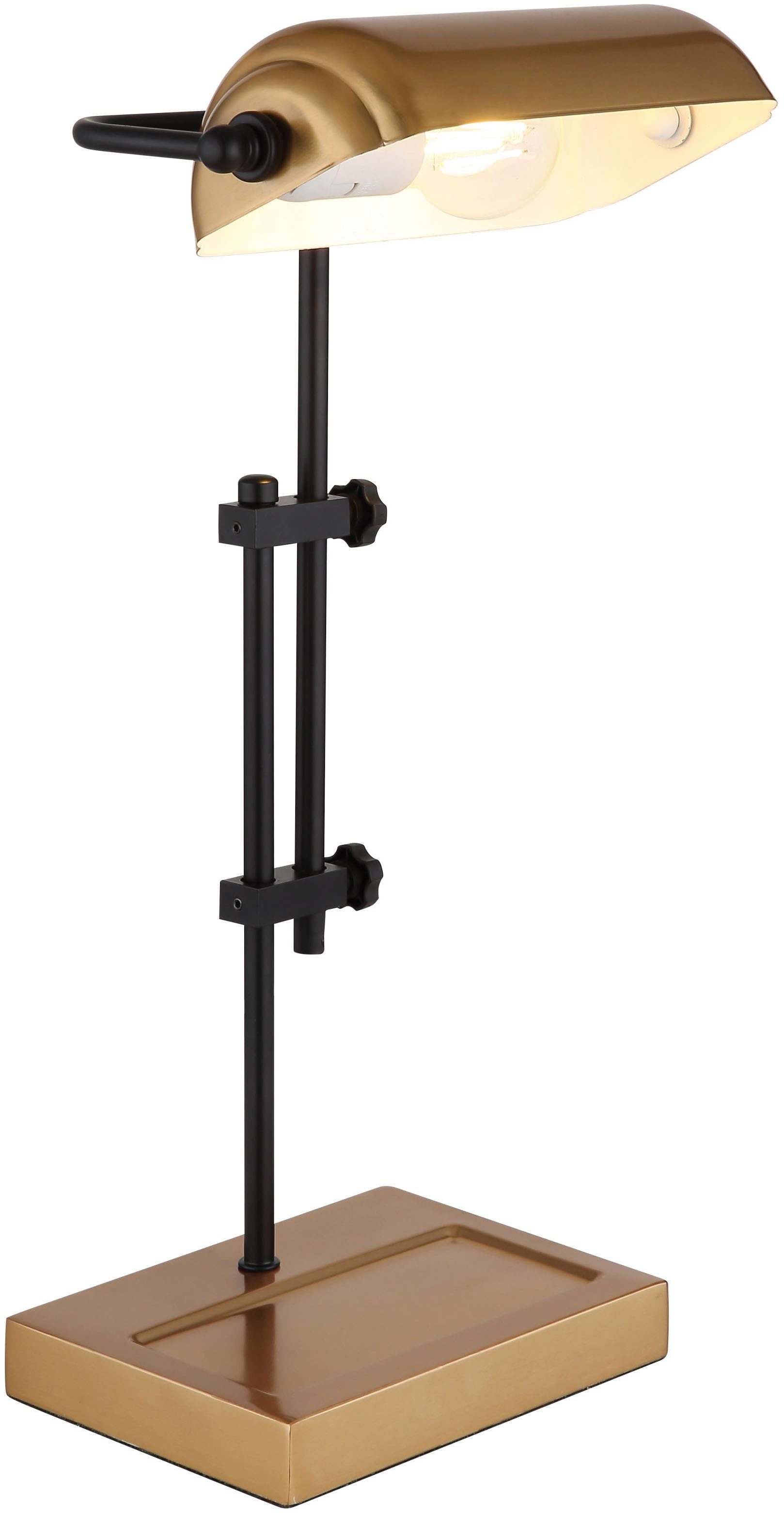 GLOBO LIGHTING LED Tischleuchte MARID, ohne Leuchtmittel, moderne Bankerleu günstig online kaufen