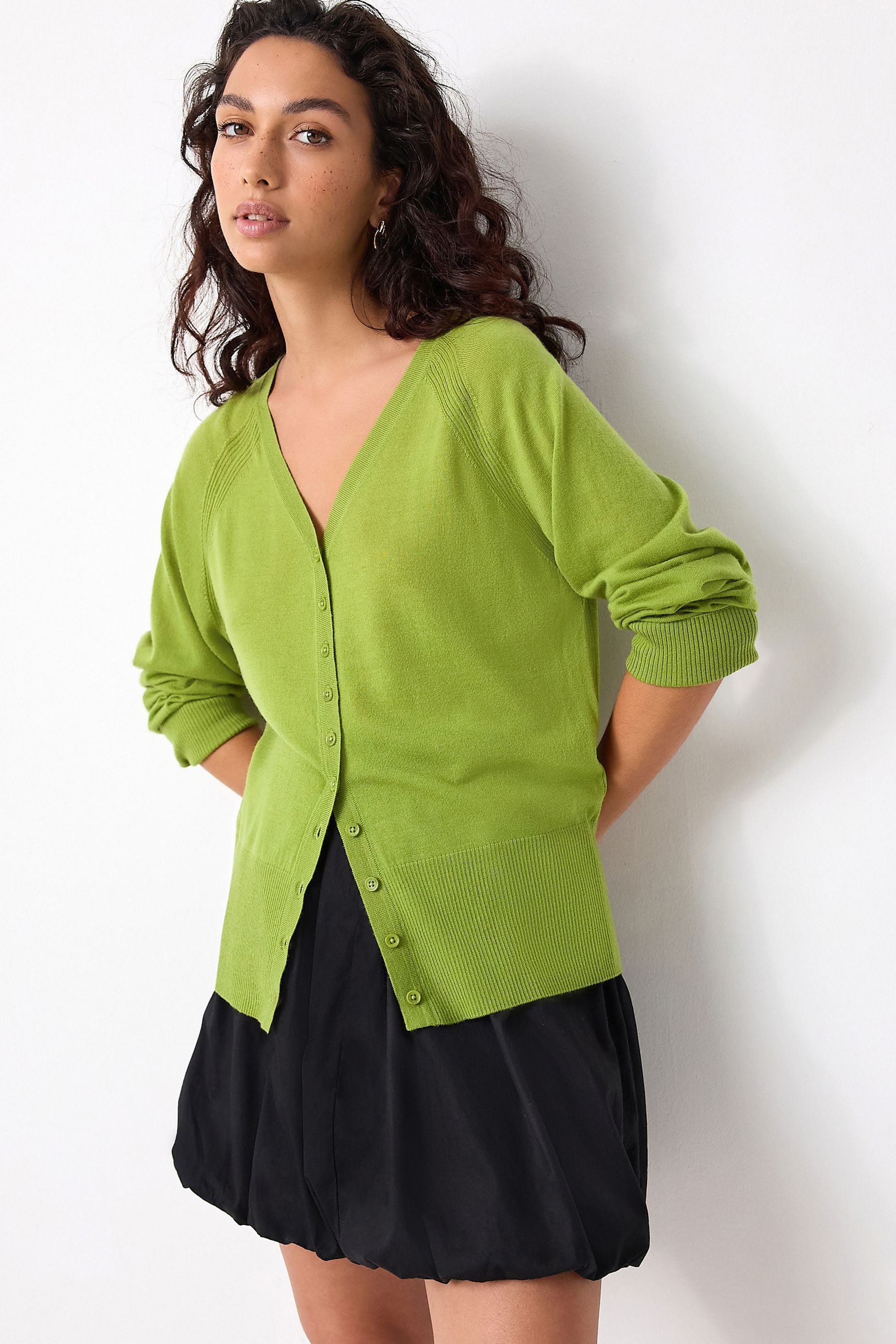 Next Strickjacke N. Premium Strickjacke aus Merinowolle (1-tlg)