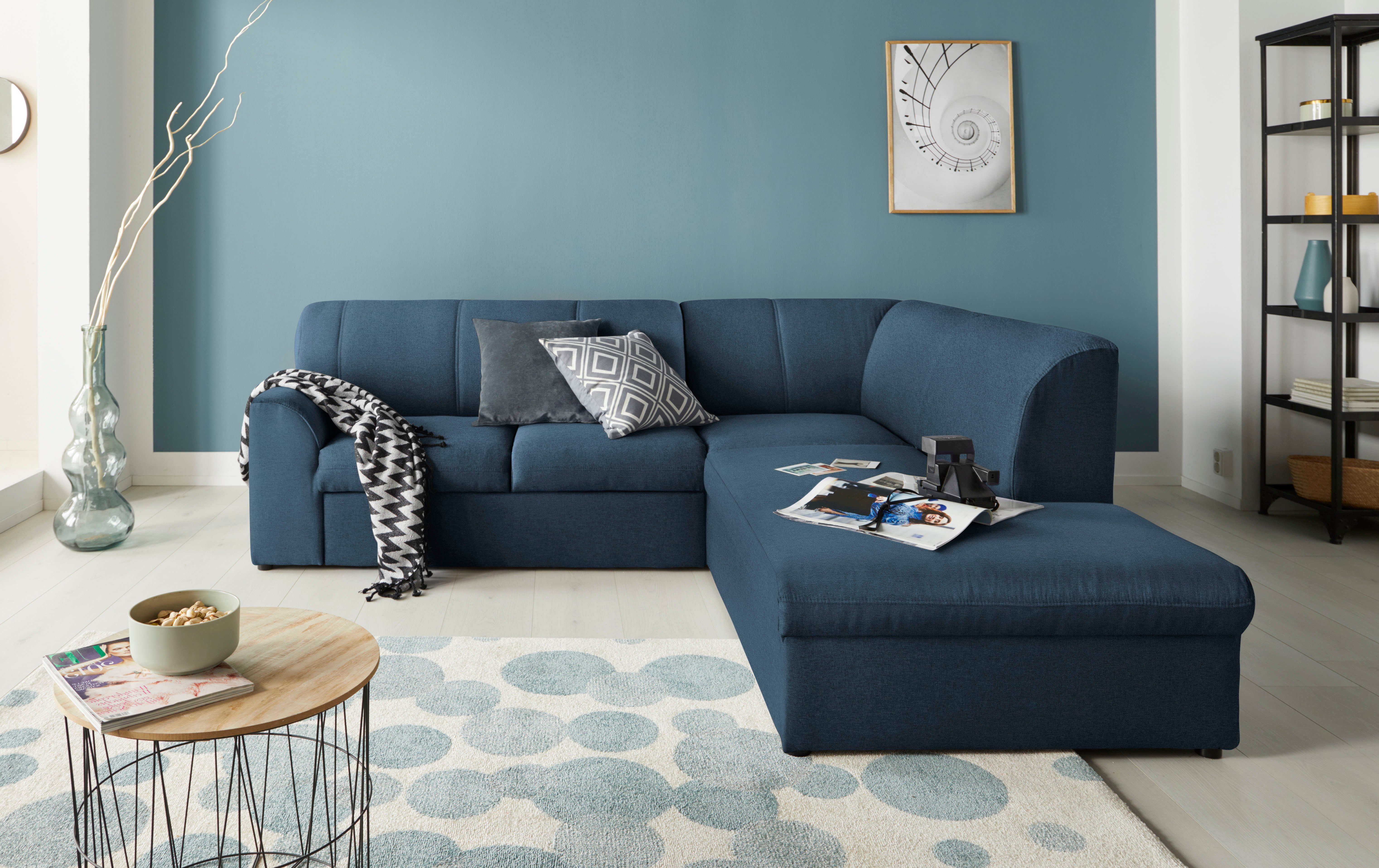 DOMO collection Ecksofa Topper zeitlos elegant, günstig online kaufen