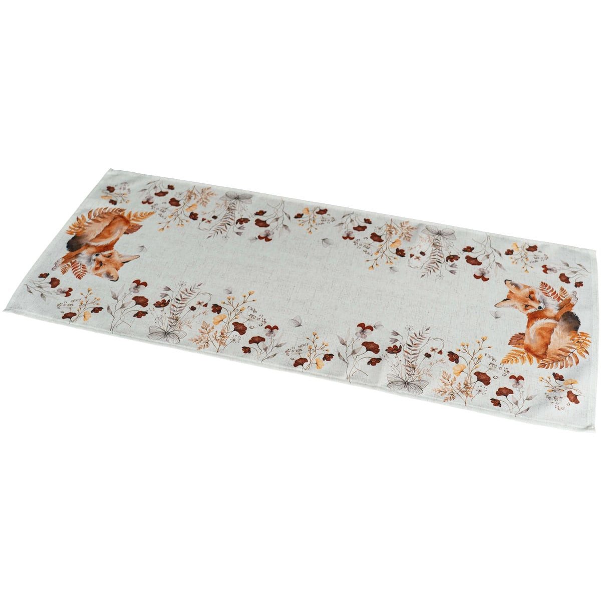 matches21 HOME & HOBBY Tischdecke Tischläufer COCO mit Fuchs Druck Herbst-D günstig online kaufen