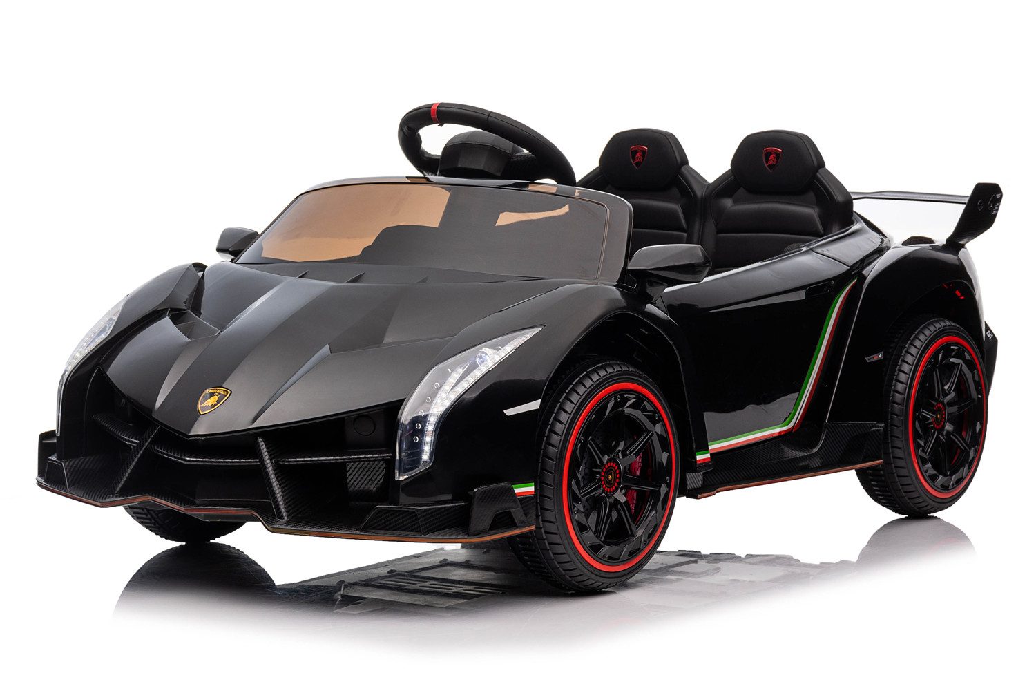 Smarty Elektro-Kinderauto Elektro Kinderauto Lamborghini VENENO mit Lizenz Allrad 4x25W 12V/7Ah