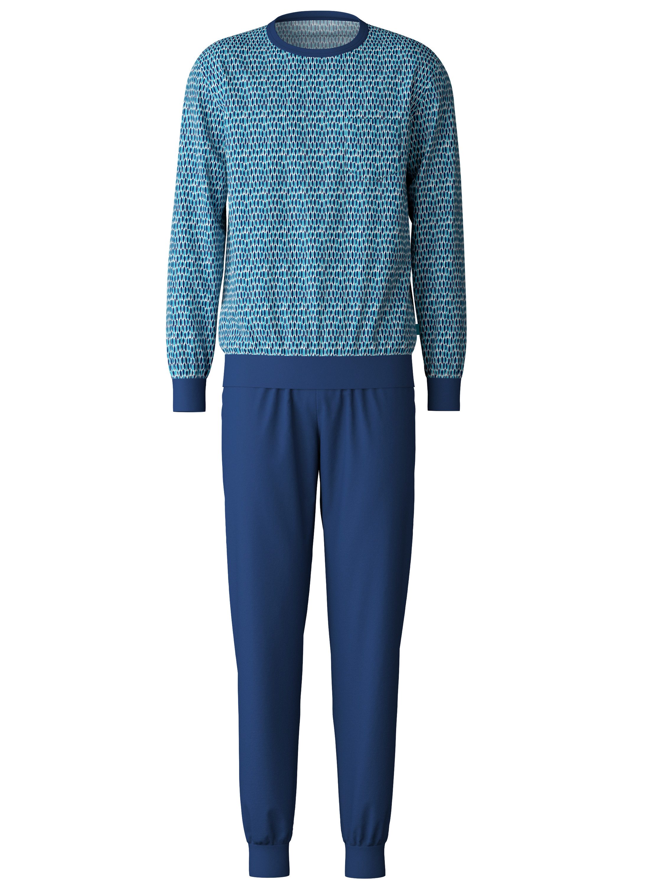 CALIDA Pyjama Relax Imprint Herren (2 günstig online kaufen