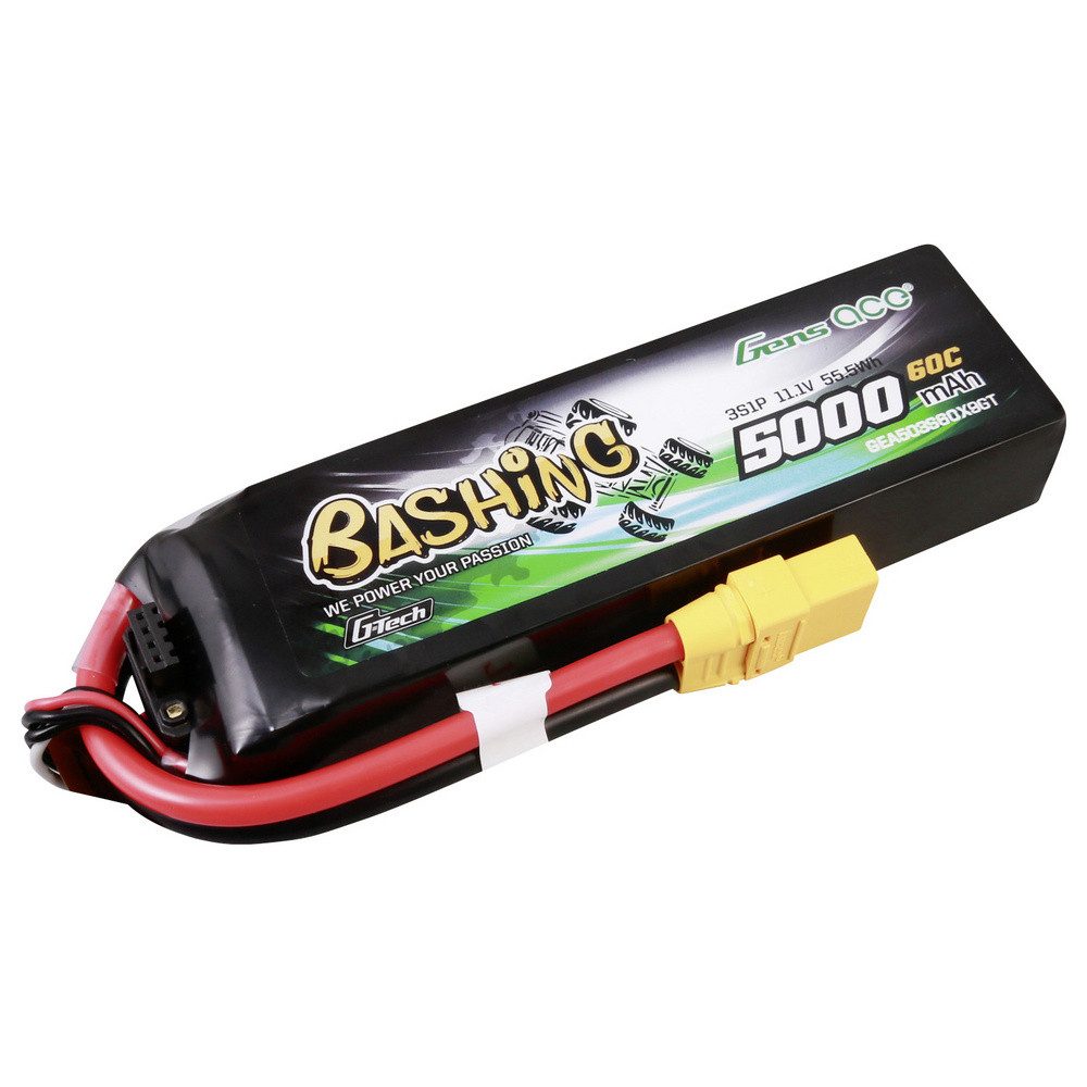 Gens ace Gens ace Modellbau-Akkupack (LiPo) 11.1 V 5000 mAh Softcase XT90 Akku 5000 mAh