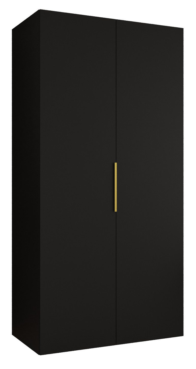 ABIKS MÖBEL Drehtürenschrank MARBELLA 1 Schlafzimmerschrank mit Kleiderstange und Regalen