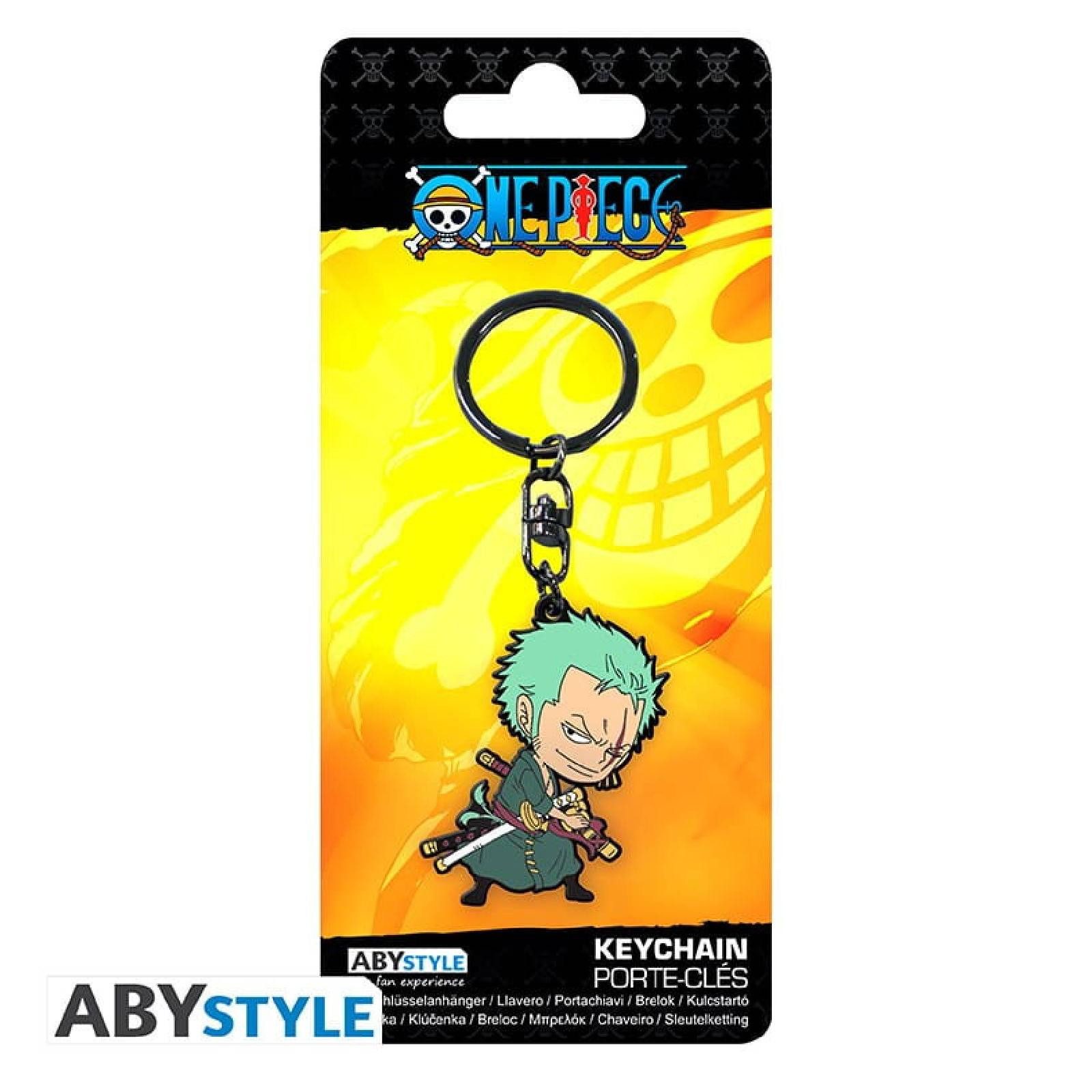ABYstyle Schlüsselanhänger ONE PIECE - Schlüsselanhänger PVC - Zoro SD günstig online kaufen