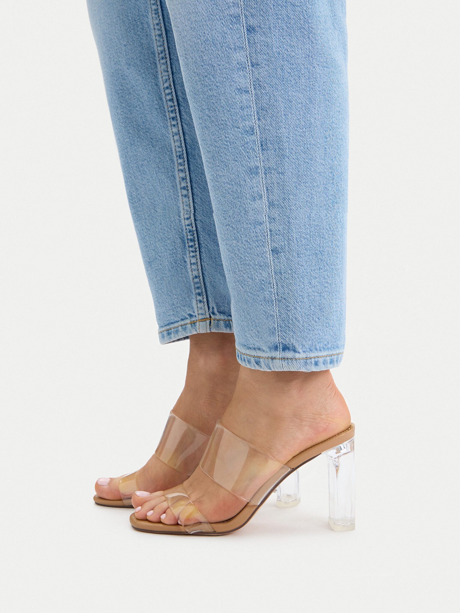 DeeZee Deezee Frauen-Flip-Flops Transparent DeeZee-CEO-LS5216-01 Klar Badepantolette