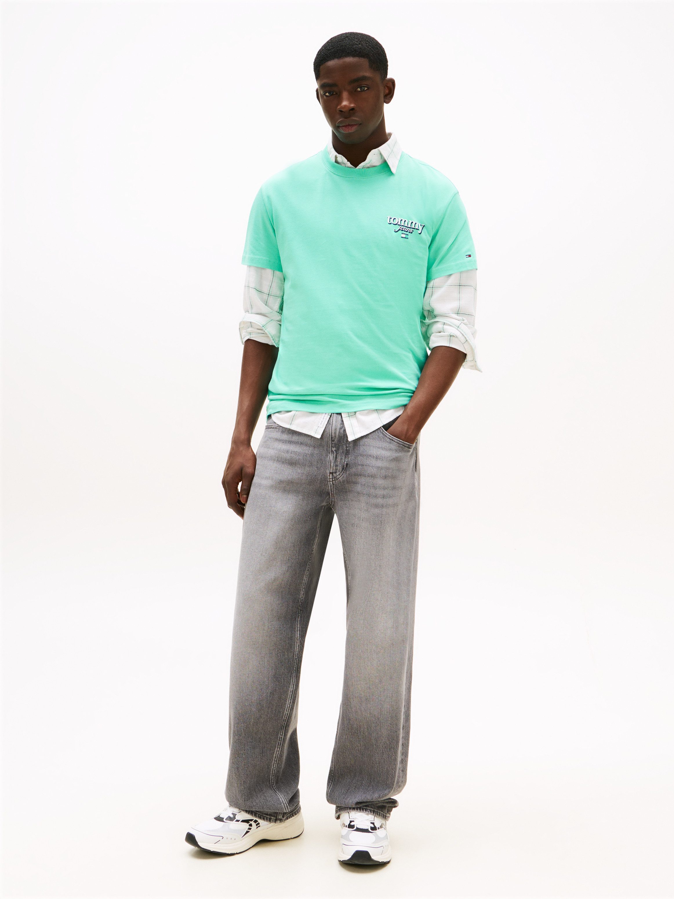 Tommy Jeans T-Shirt TJM REG SIGNATURE CITY TEE mit großem Rückenprint günstig online kaufen