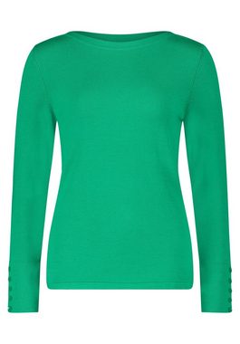 Betty Barclay Strickpullover mit U-Boot-Ausschnitt (1-tlg) Rippbündchen