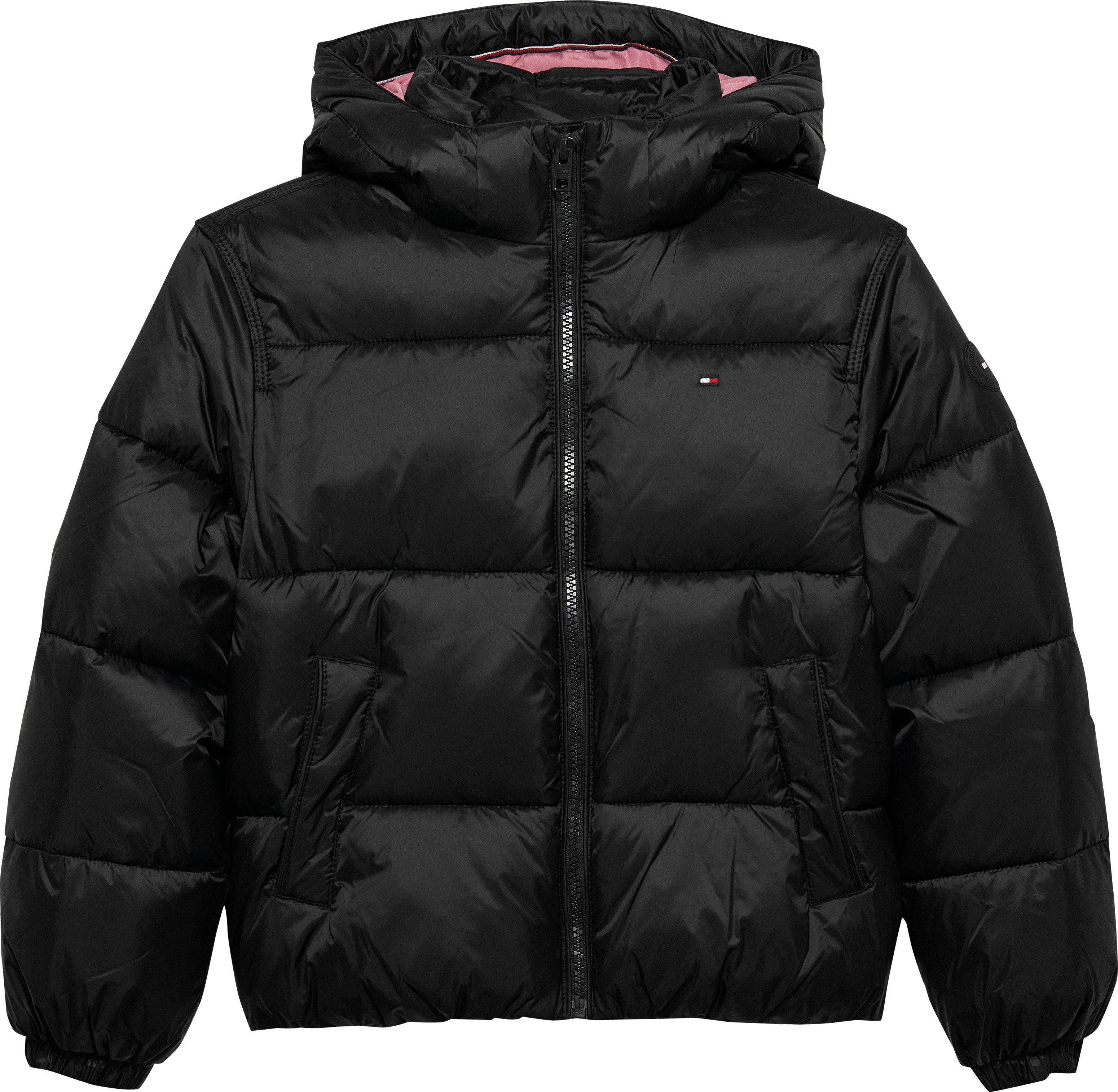 Steppjacke HOODED SHINY PUFFER JACKET