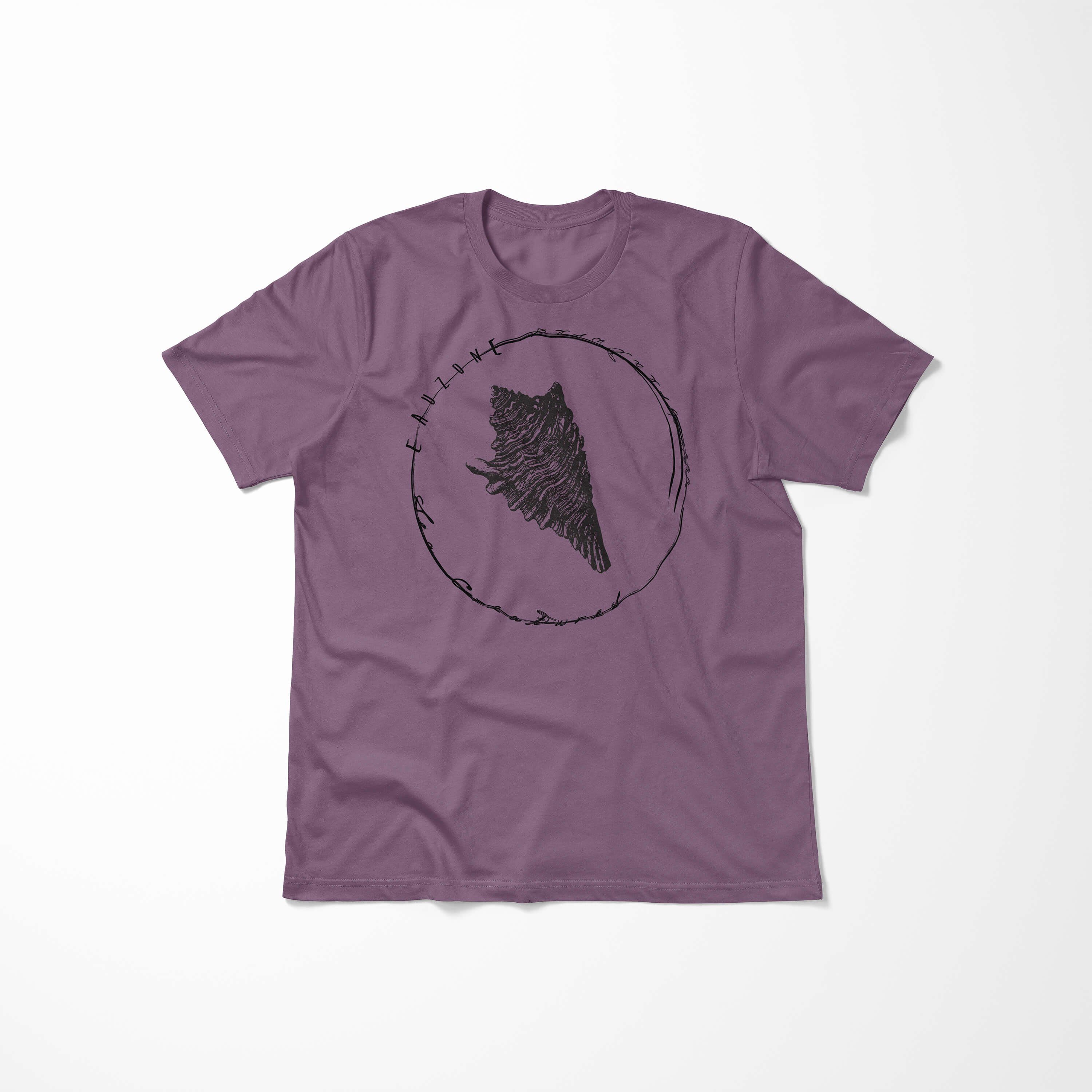 Struktur Schnitt und feine sportlicher Art - T-Shirt Sea / Shiraz T-Shirt Sea Fische Creatures, Sinus Tiefsee 046 Serie: