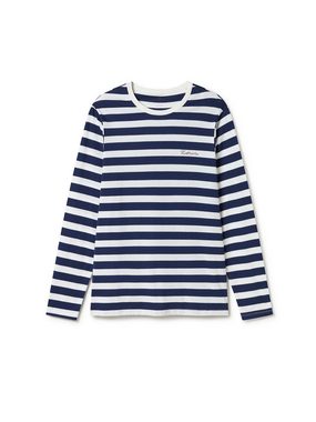TWOTHIRDS T-Shirt Kruzof - Stripes Navy/White aus Bio Baumwolle