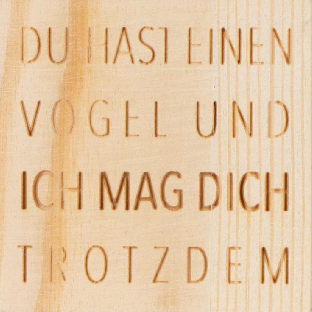 Räder Dekofigur Design Glückskästchen Vogel